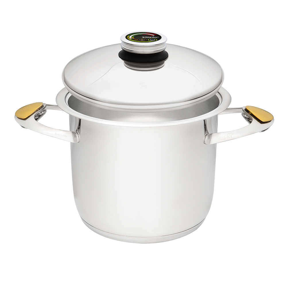 Изображение товара Кастрюля с крышкой 9 л Zepter international Z-2490 сталь цвет серый