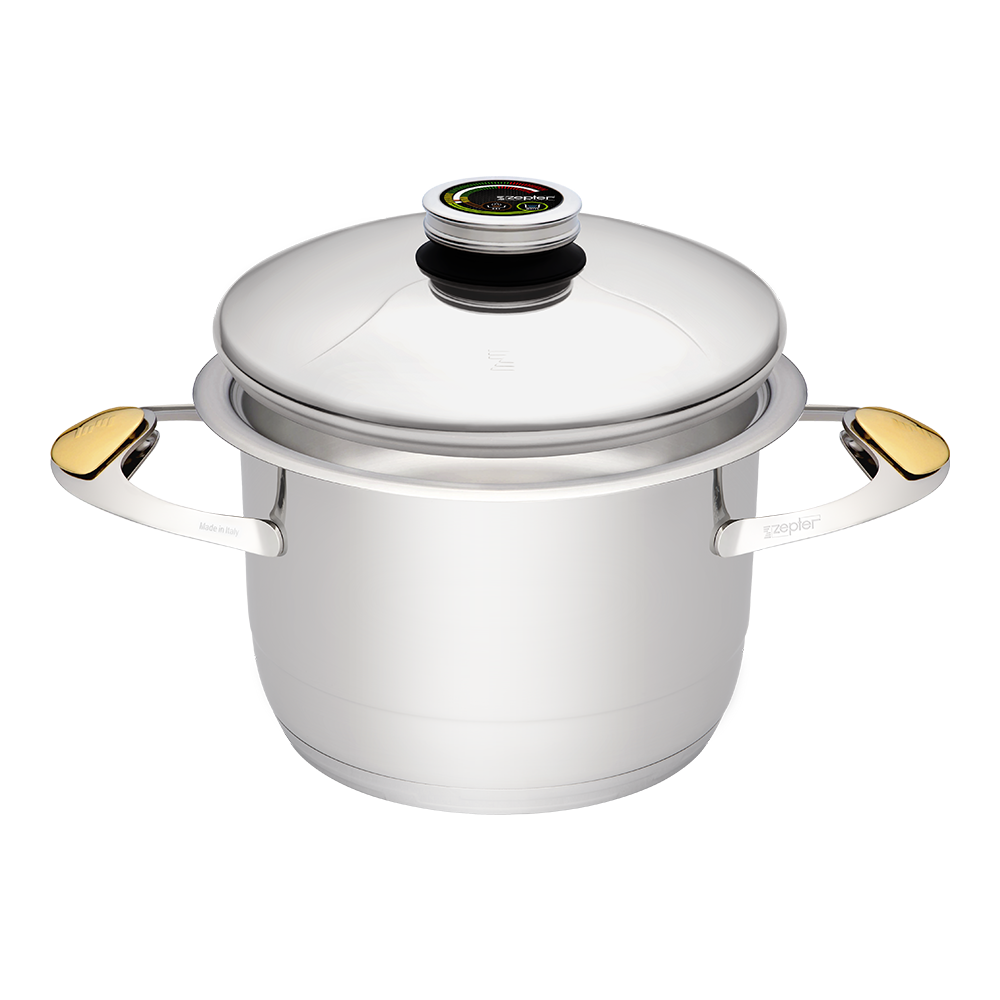 Изображение товара Кастрюля с крышкой 4.2 л Zepter international Z-2042 сталь цвет серый