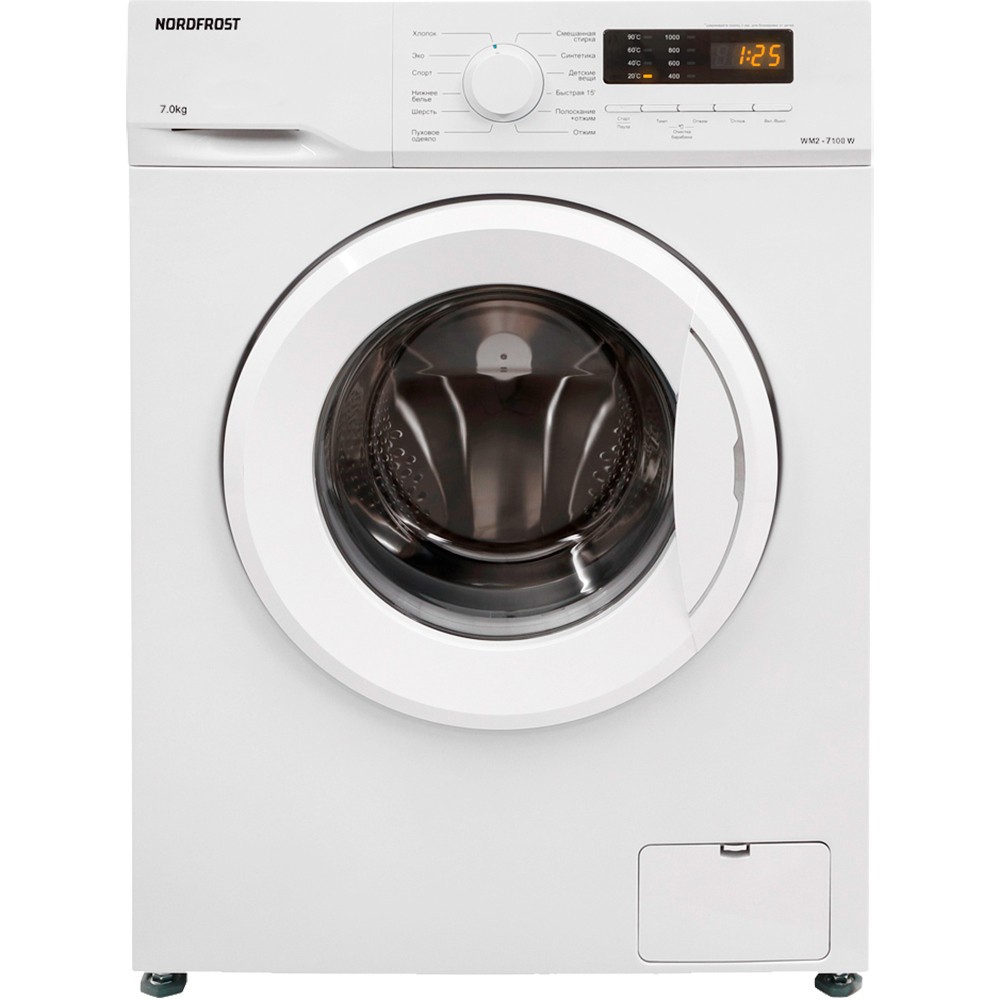 Изображение товара Стиральная машина NORDFROST WM2 7100 W 7 кг фронтальная энергоэффективная