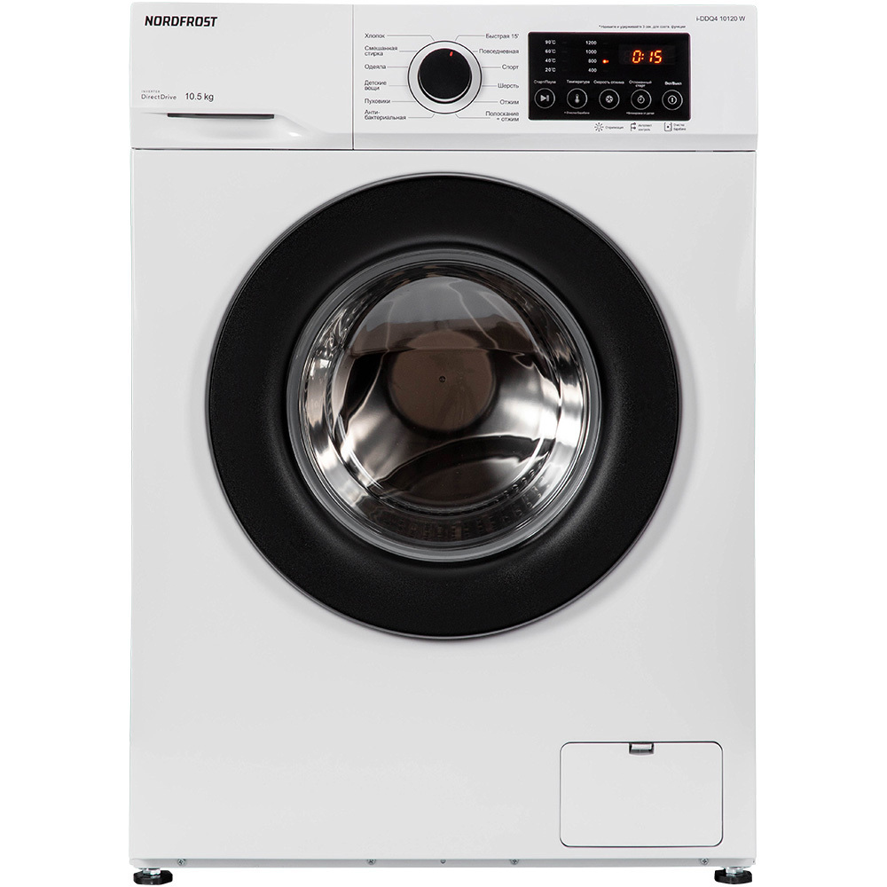 Изображение товара Стиральная машина Nordfrost I-ddq4 10120 w 60x85x60 см 10 кг цвет белый