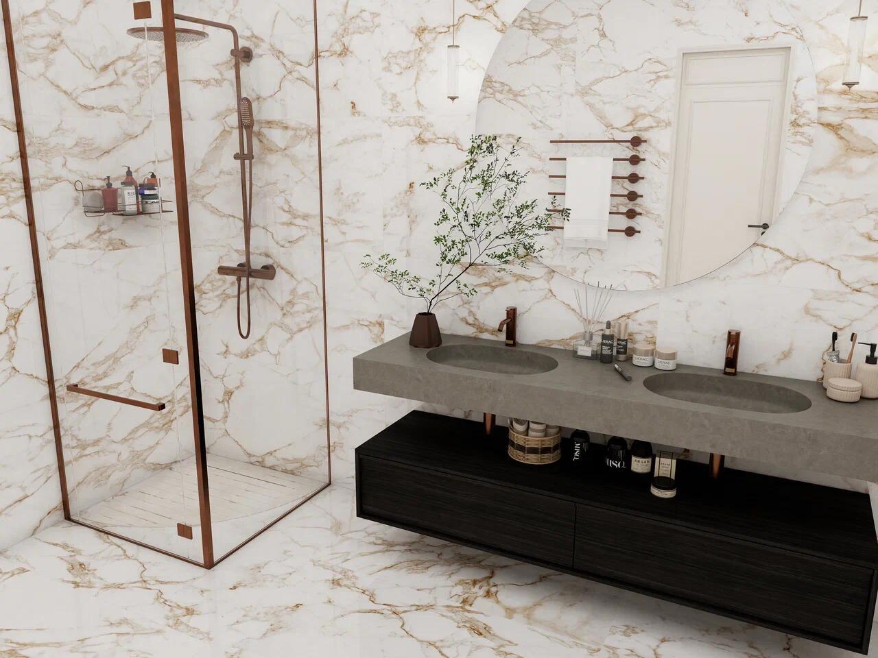 Изображение товара Керамогранит Velsaa Tajmahal Shine 120x60 см белый