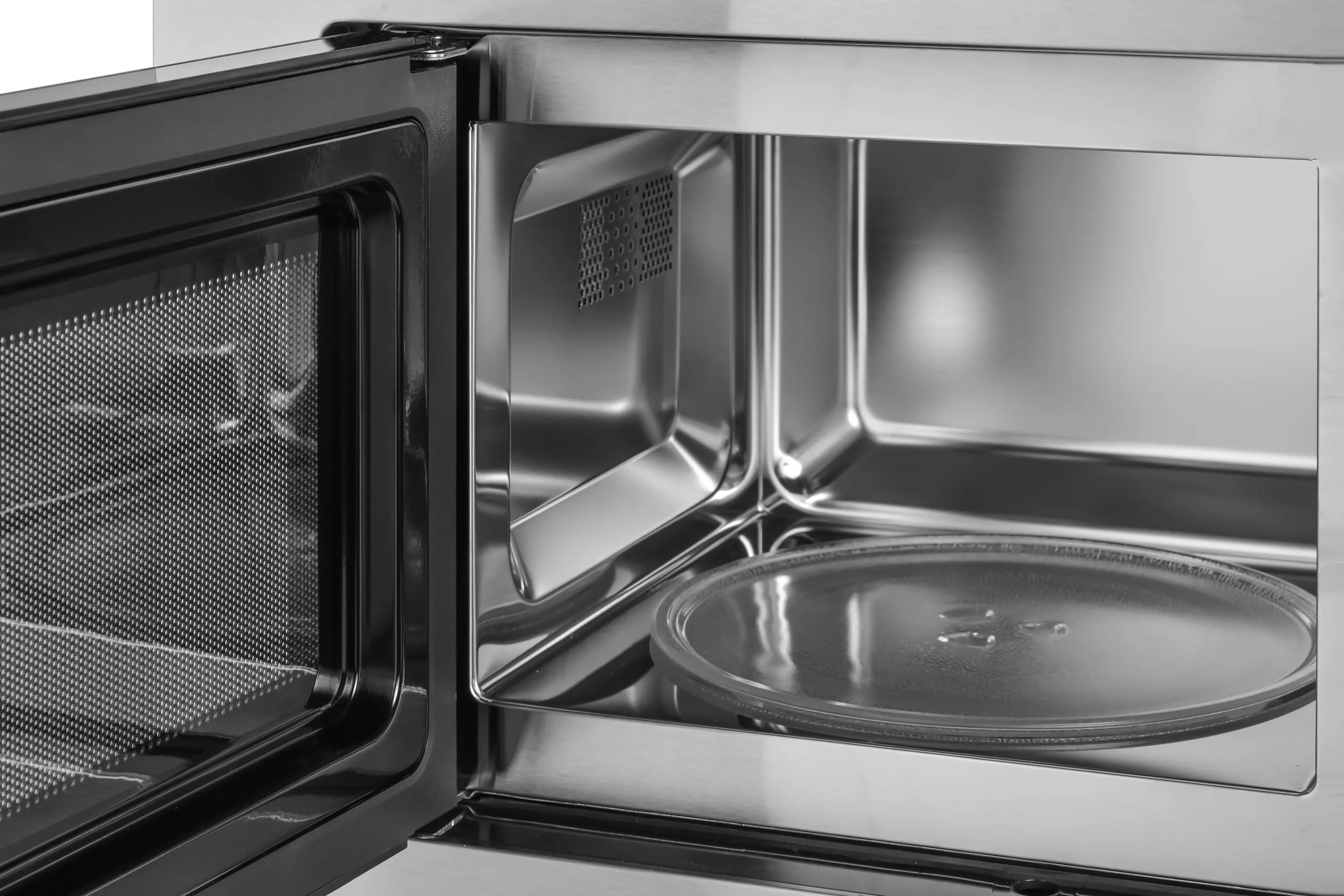 Микроволновая печь Midea AG820BJU-SS встраиваемая 20 л 34.4x59.5x38.8 см механическое управление цвет нержавеющая сталь - 5