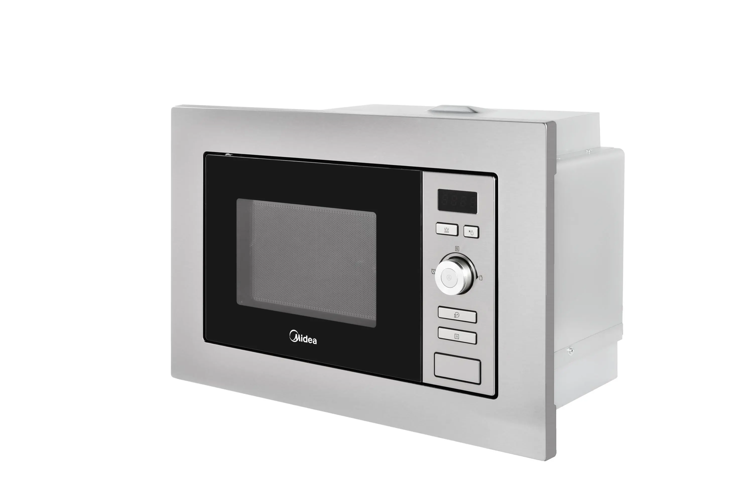 Микроволновая печь Midea AG820BJU-SS встраиваемая 20 л 34.4x59.5x38.8 см механическое управление цвет нержавеющая сталь - 3