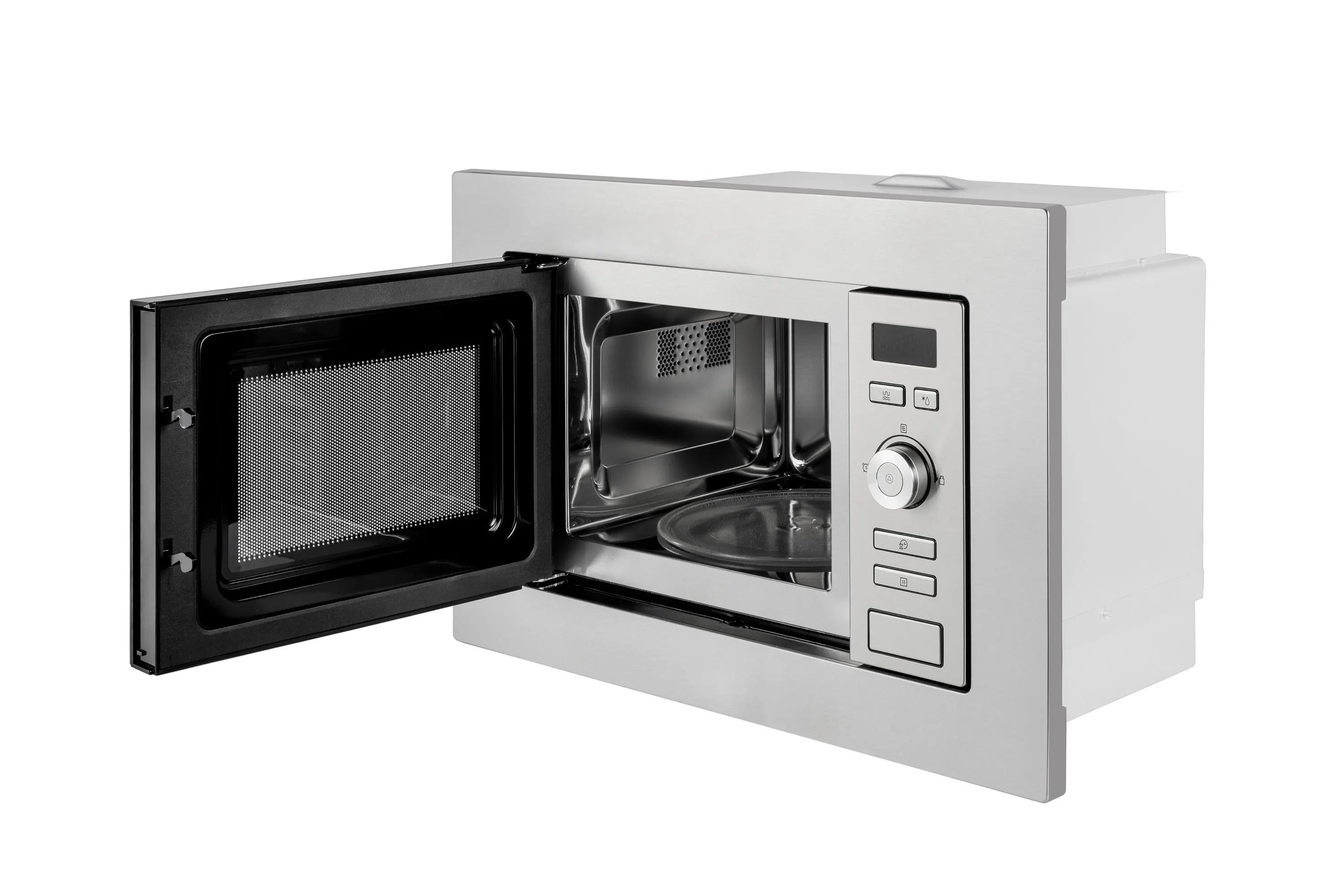 Микроволновая печь Midea AG820BJU-SS встраиваемая 20 л 34.4x59.5x38.8 см механическое управление цвет нержавеющая сталь - 4