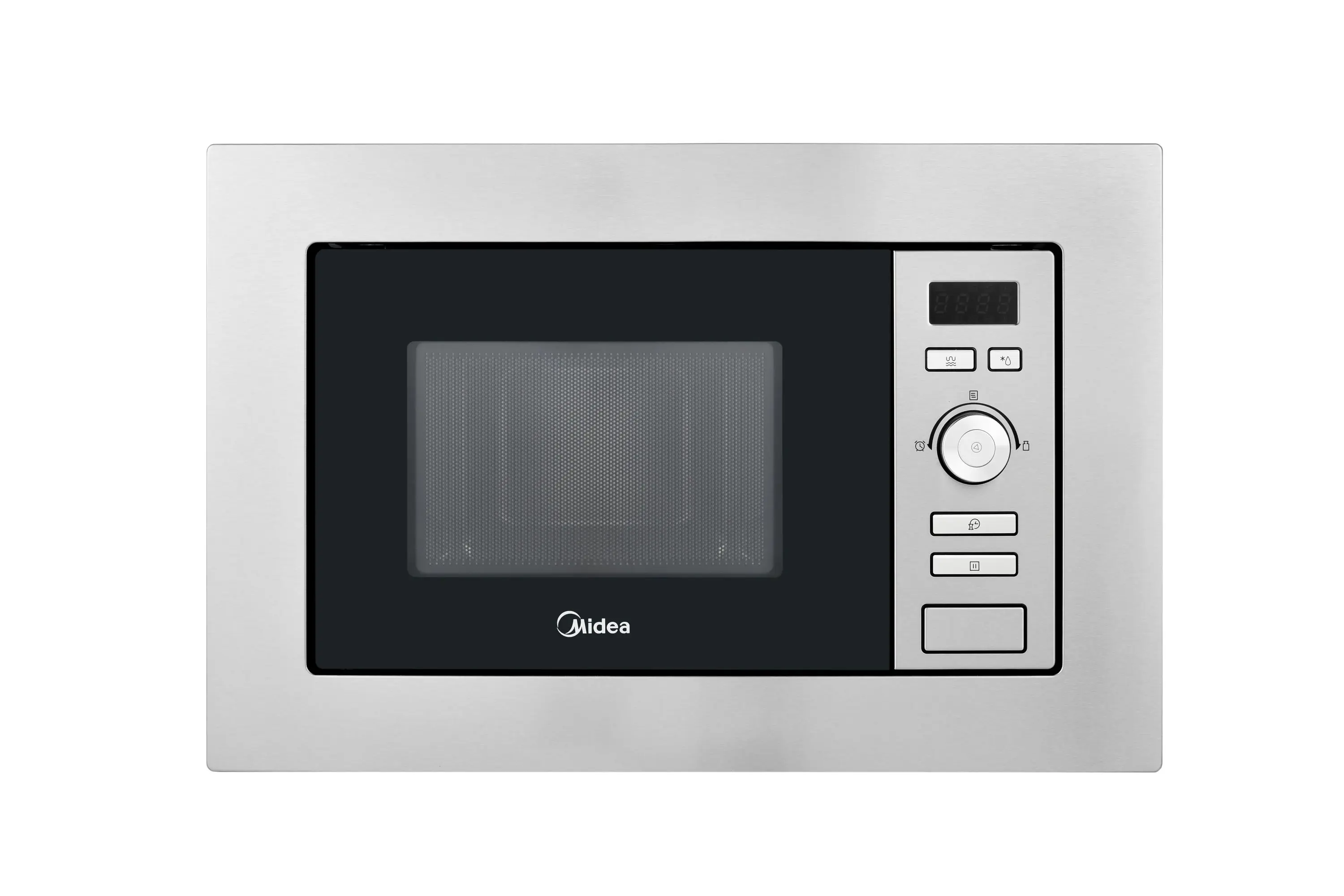 Микроволновая печь Midea AG820BJU-SS встраиваемая 20 л 34.4x59.5x38.8 см механическое управление цвет нержавеющая сталь - 2