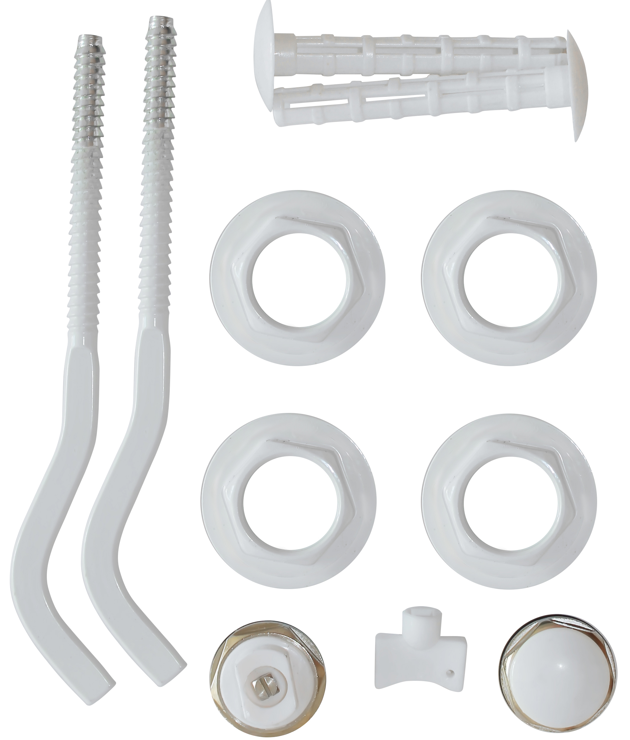 Изображение товара Монтажный комплект для радиаторов Oasis 1/2 13 предметов с кронштейнами для надежной установки