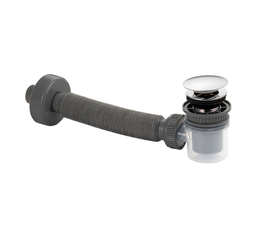 Изображение товара Сифон для раковины Brimix D65 мм с системой клик-клак