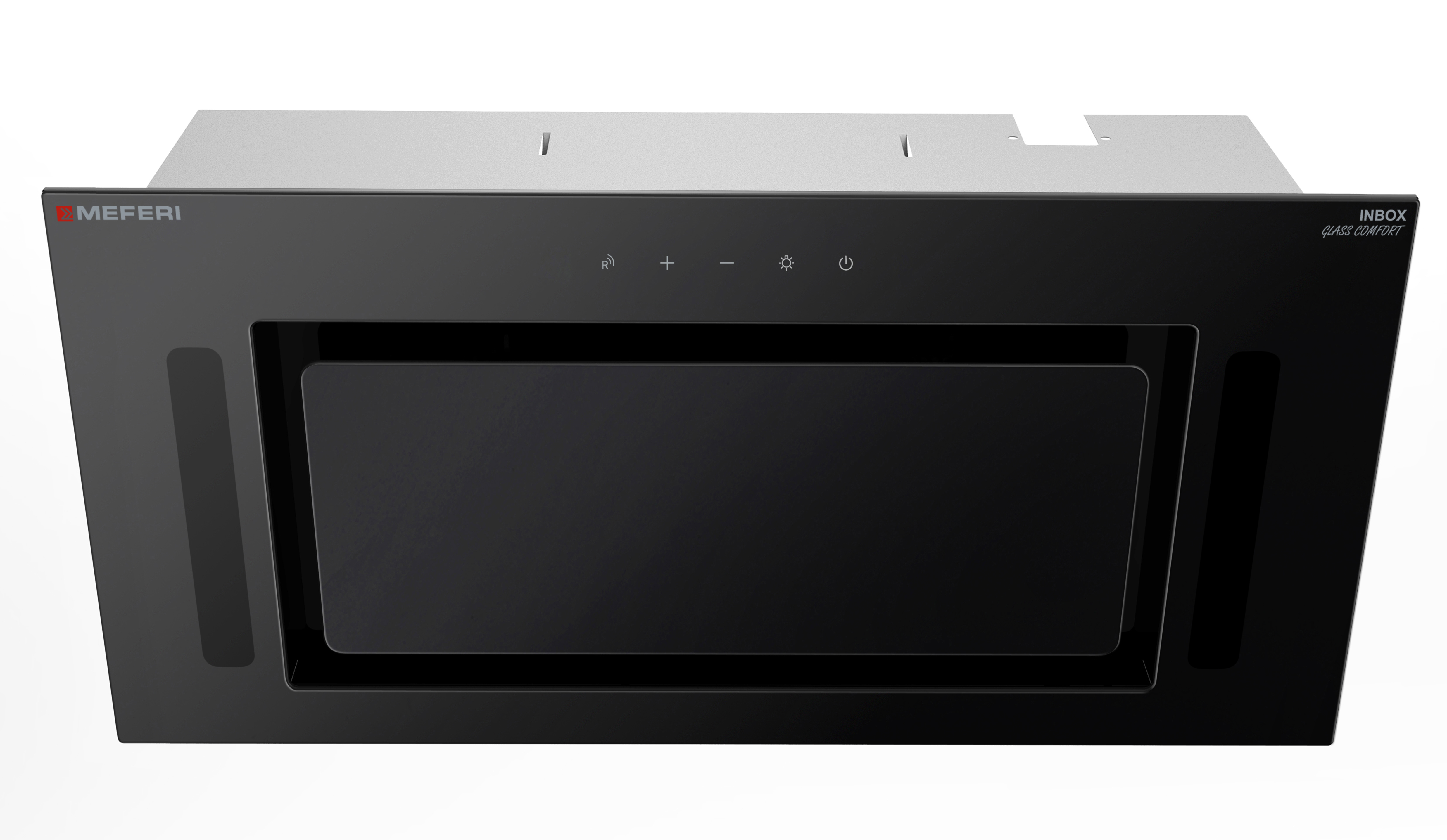 Изображение товара Вытяжка полновстраиваемая Meferi INBOX60BK GLASS COMFORT 60 см цвет черный