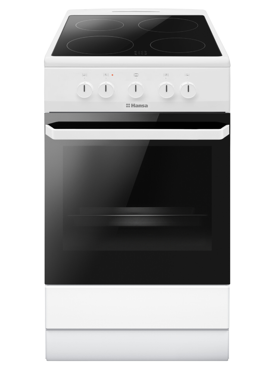 Изображение товара Электрическая плита с духовкой Hansa FCCW53000H 50x85x60 см белый
