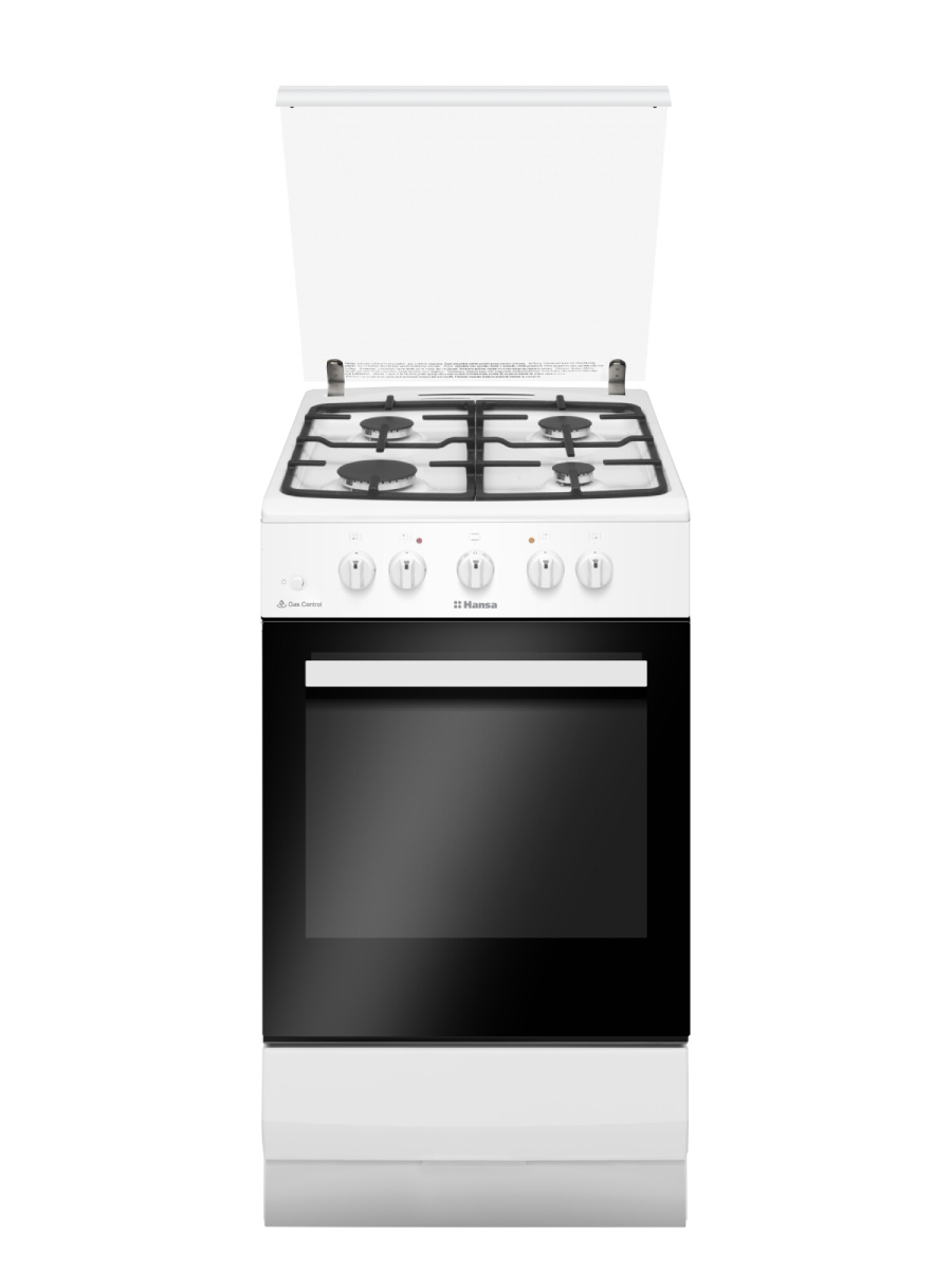 Изображение товара Газовая плита с духовкой HANSA FCGW530253H белая 50x85x60 см