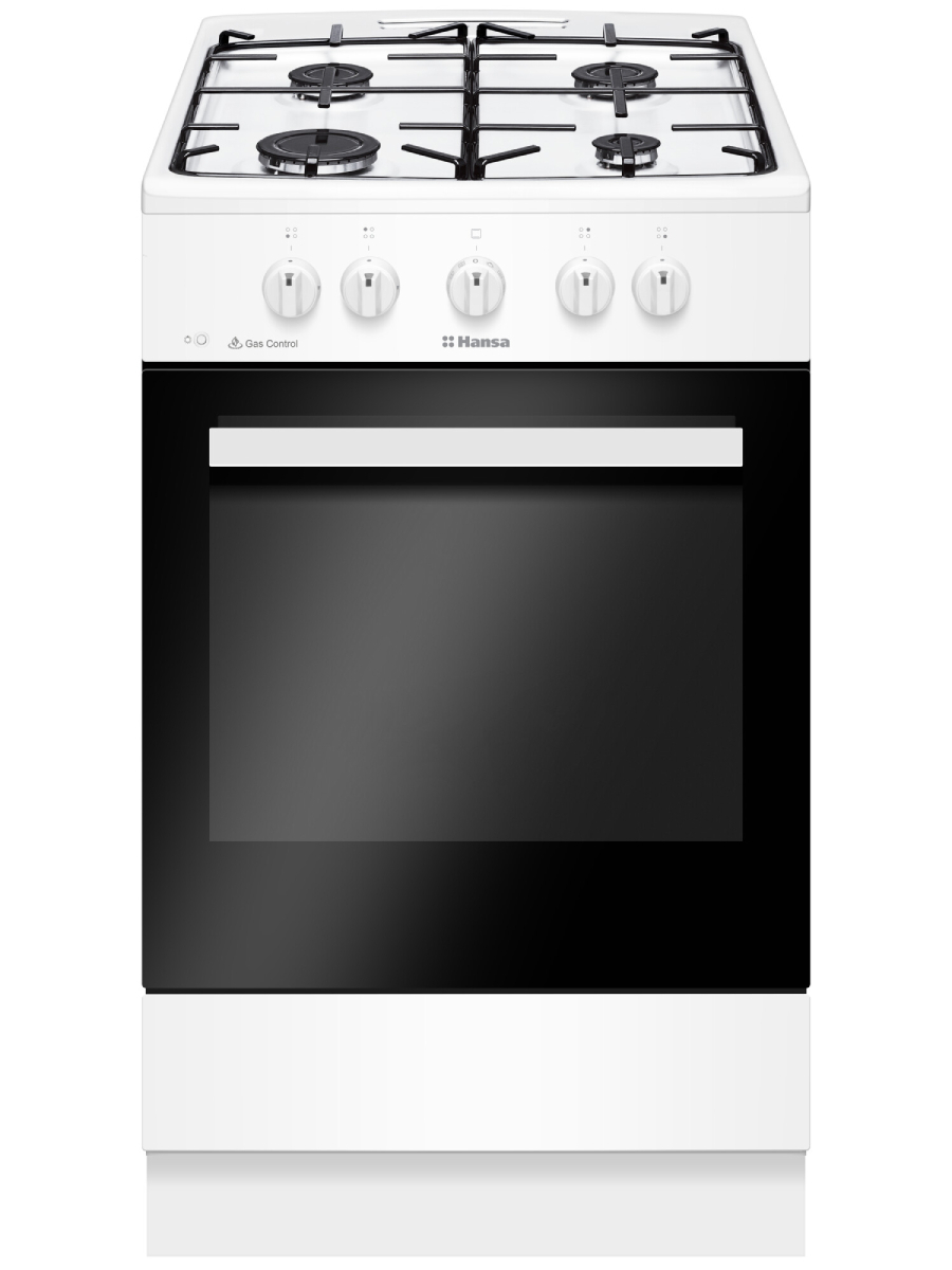Изображение товара Газовая плита с духовкой Hansa FCGW510009H 50x85x60 см белая