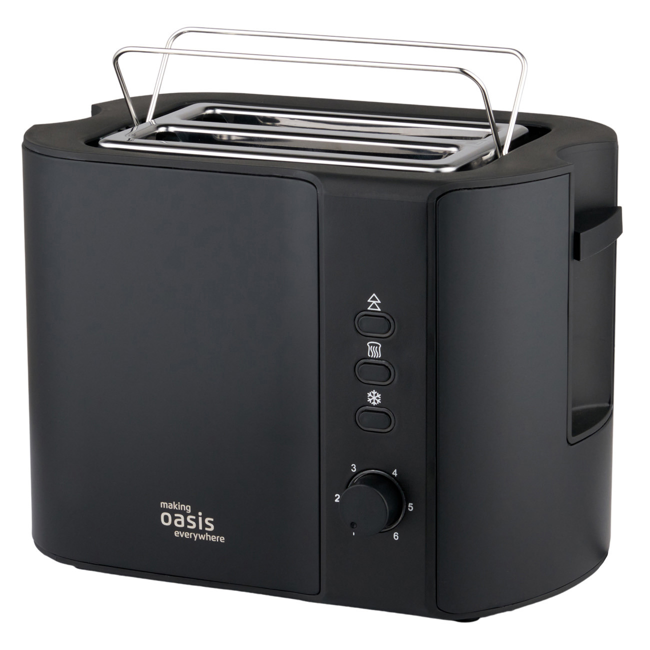 Изображение товара Электрический тостер making Oasis everywhere TR-1E 2 тоста черный 800 Вт