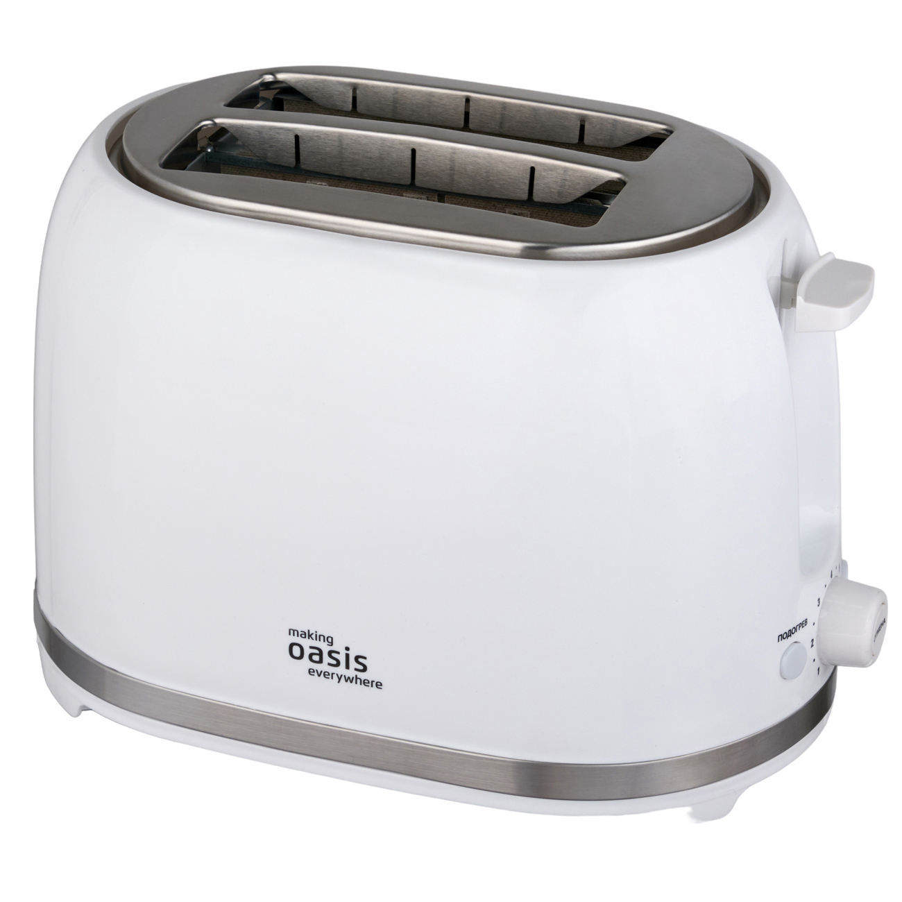 Изображение товара Электрический тостер Making Oasis Everywhere TR-4W 2 хлебных отсека белый