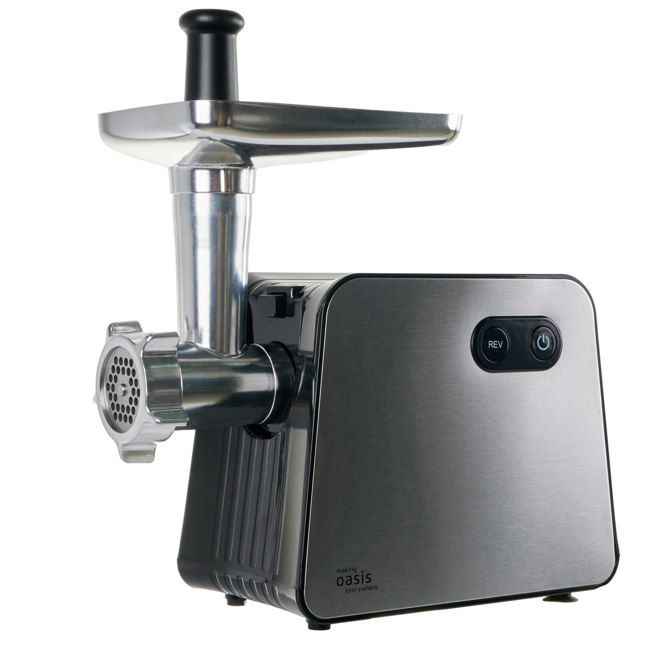 Изображение товара Электрическая мясорубка Making Oasis everywhere MG-TK2 2000 Вт серебристая и черная