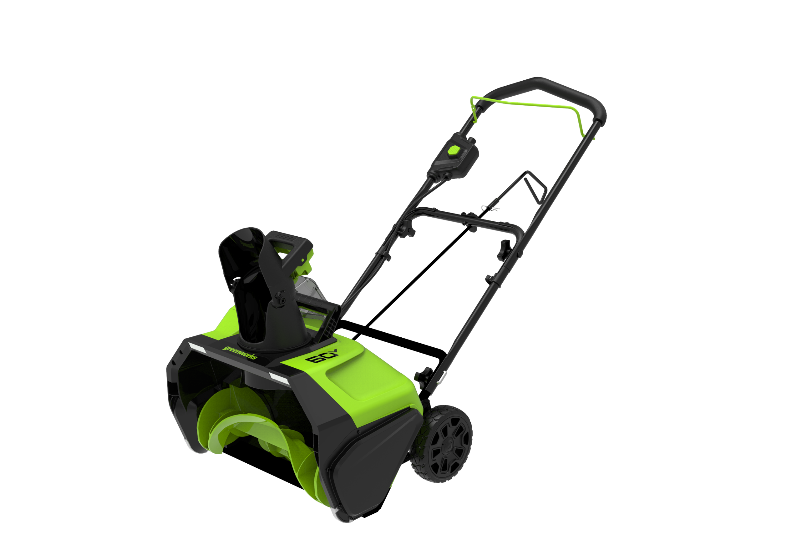 Изображение товара Аккумуляторный снегоуборщик Greenworks GD60PSTK4 51 см 60 В с аккумулятором и зарядным