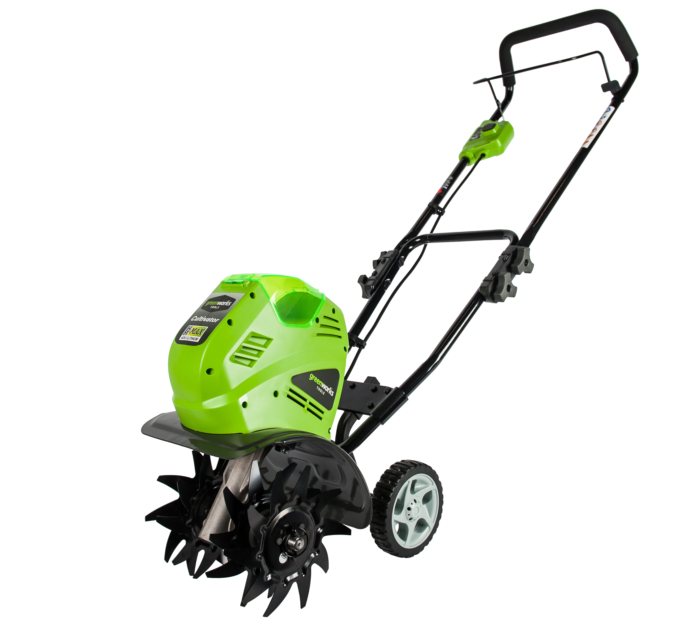 Изображение товара Культиватор аккумуляторный Greenworks 40V G40TLK4 комплект АКБ и ЗУ