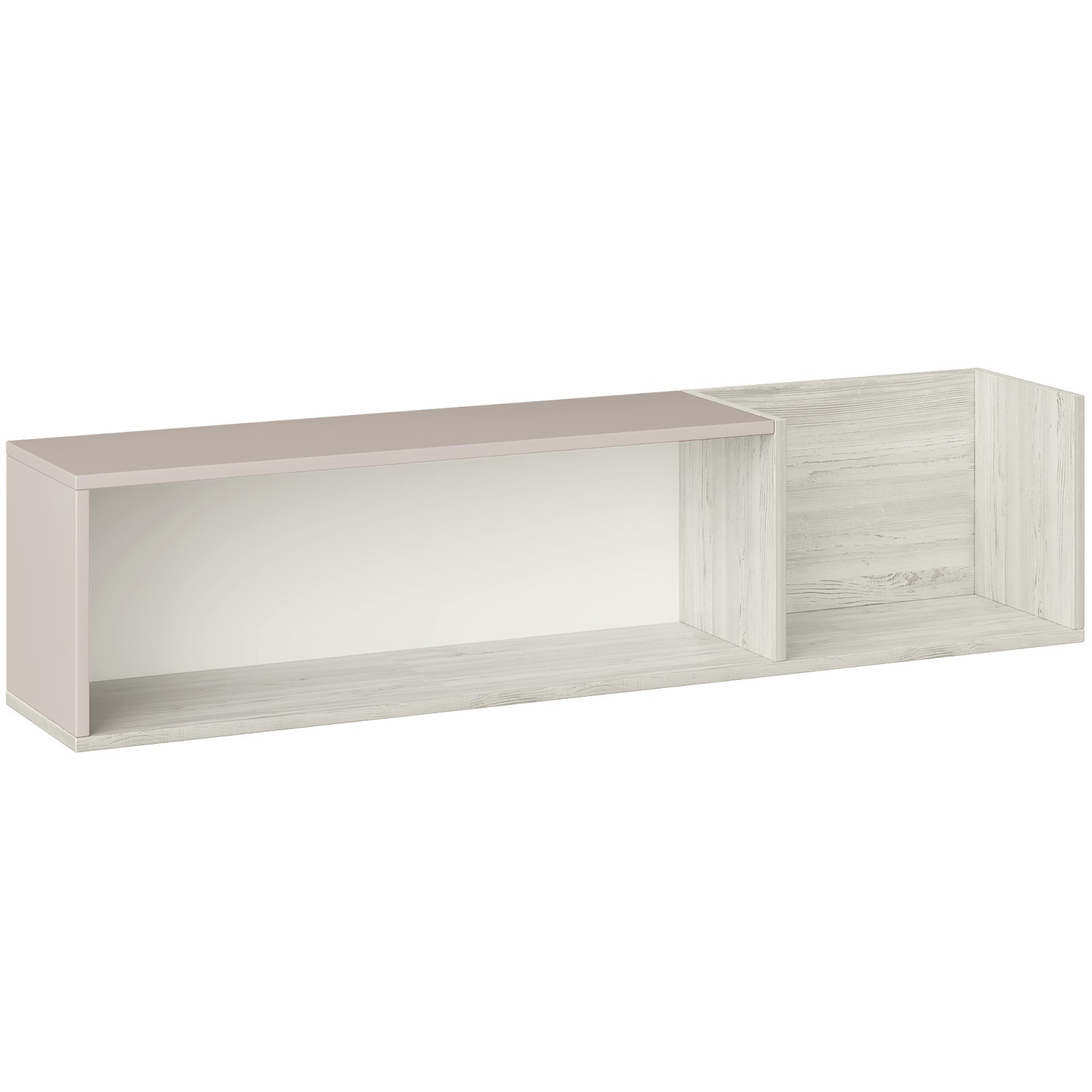 Изображение товара Настенная полка ГК АКВИЛОН Чарли 120x23.4 см из ЛДСП для хранения книг и документов