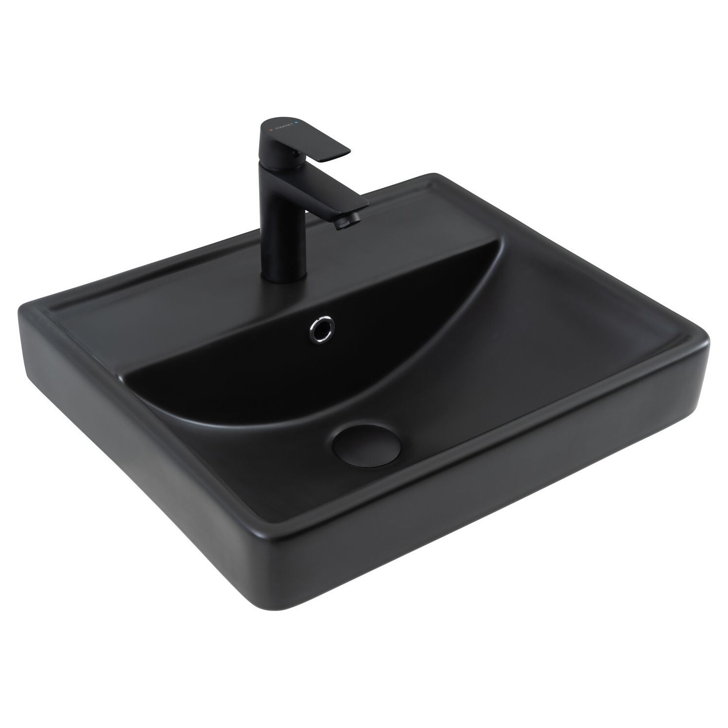 Изображение товара Раковина AQUANET Ирис 50 черная матовая