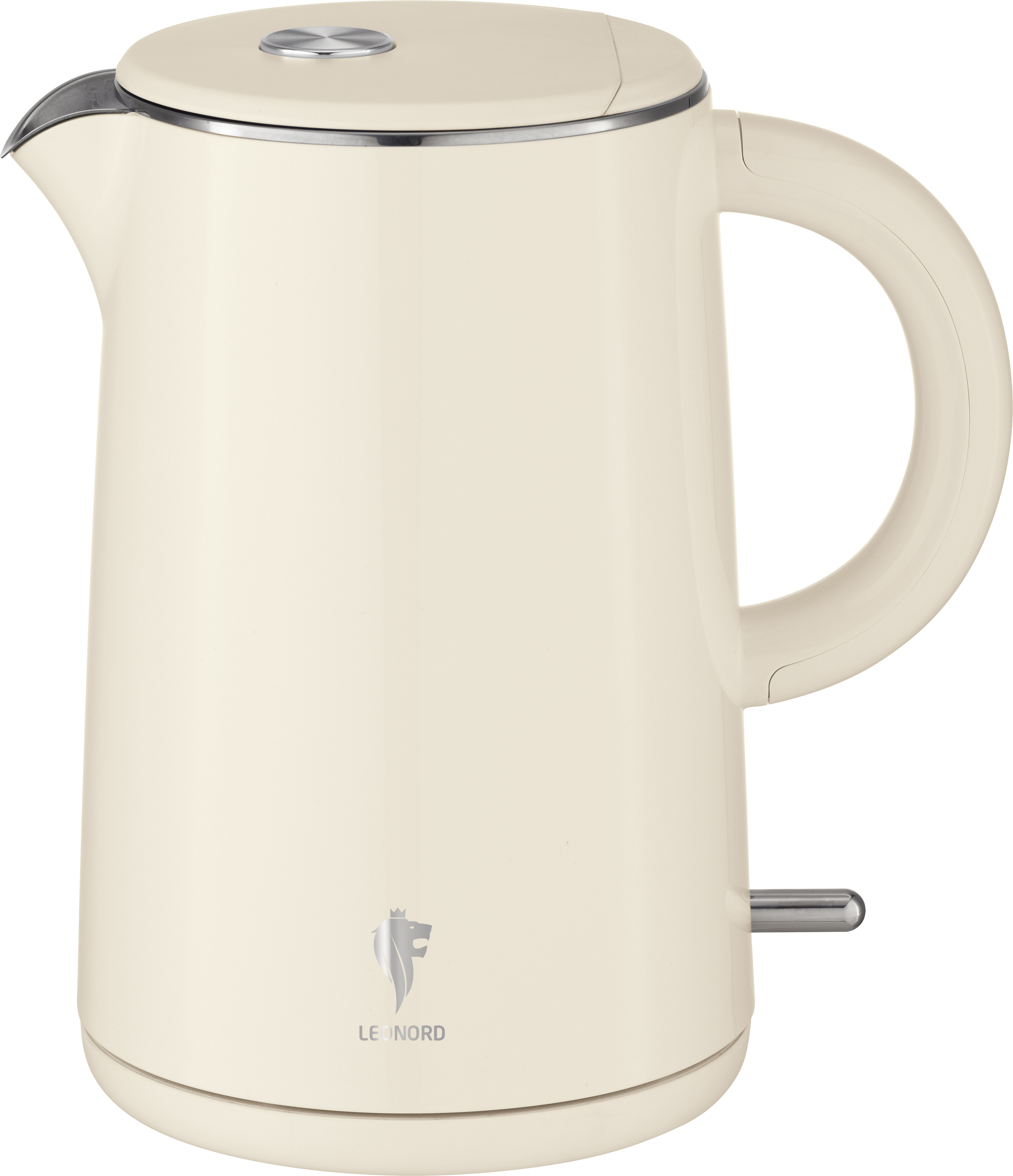 Изображение товара Электрический чайник LEONORD LE-1517 1.5 л нержавеющая сталь бежевый