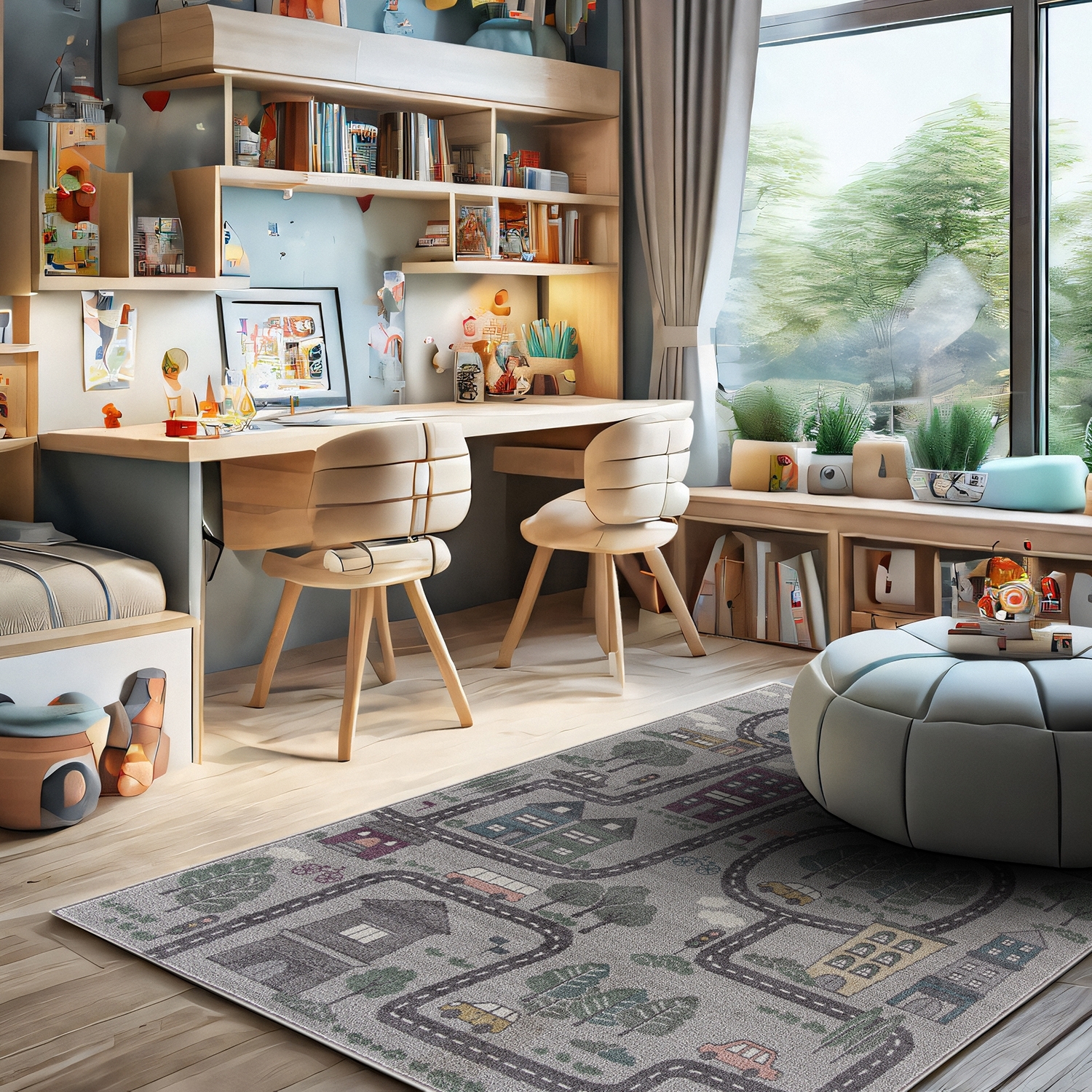 Изображение товара Ковер Призма 150x230 см полипропилен LM21 цвет темно-серый