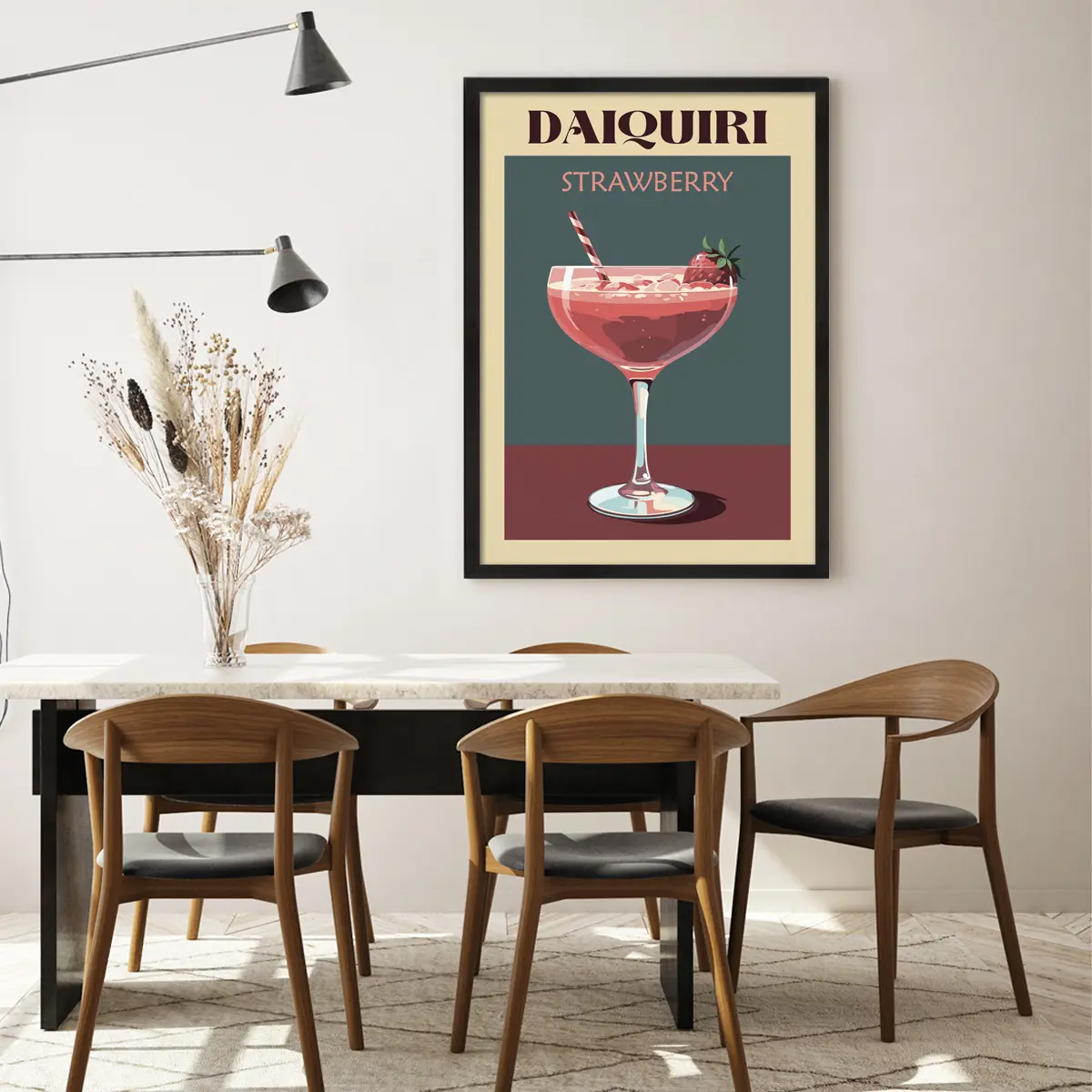 Картина в раме Коктейль Дайкири 50x70 см цвет разноцветный - 2