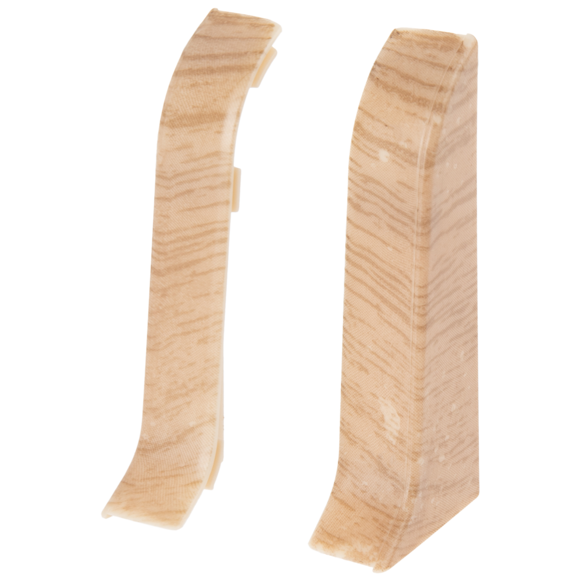 Заглушка для плинтуса левая и правая «Дуб Мадура», высота 58 мм,