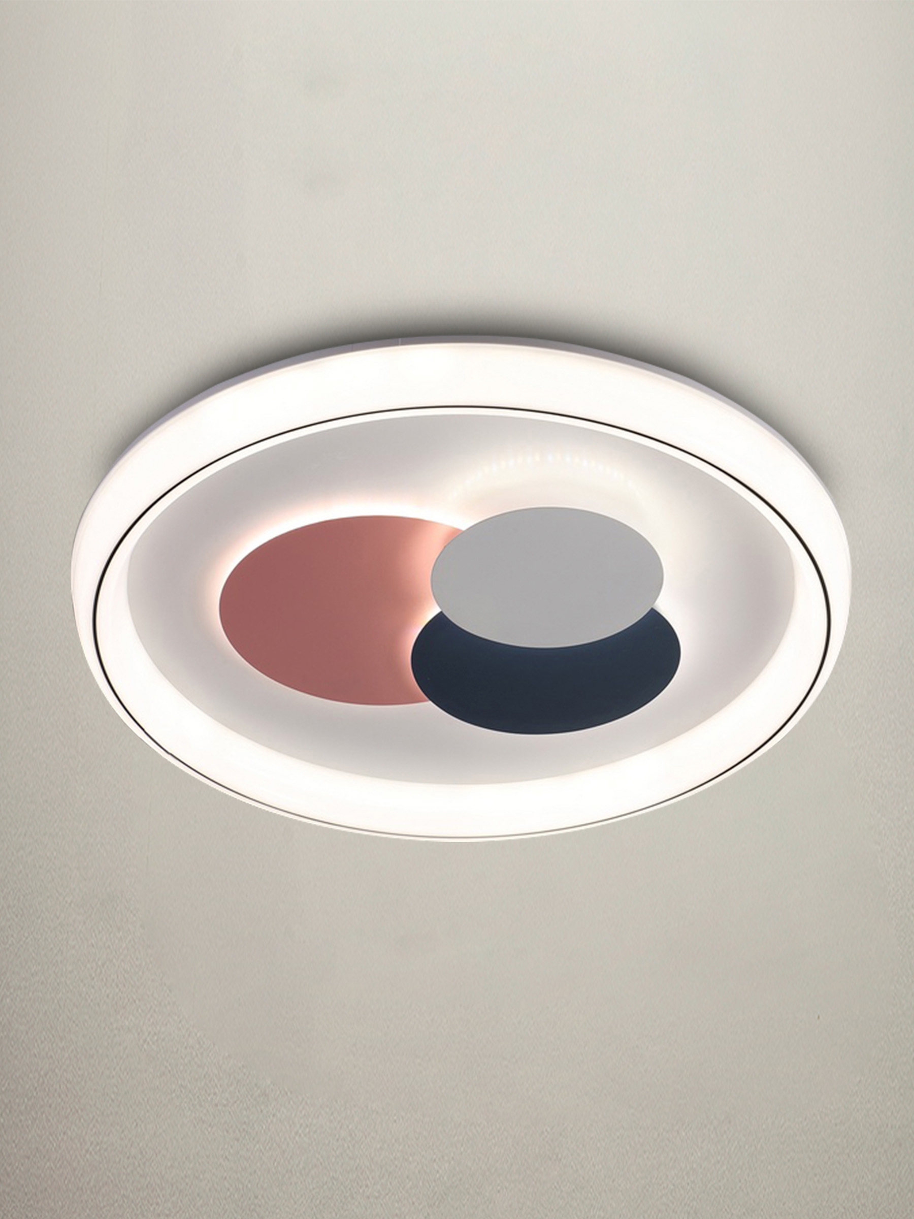 Изображение товара Люстра потолочная светодиодная Семь огней Argam с пультом управление 20 м² белый разноцветный свет