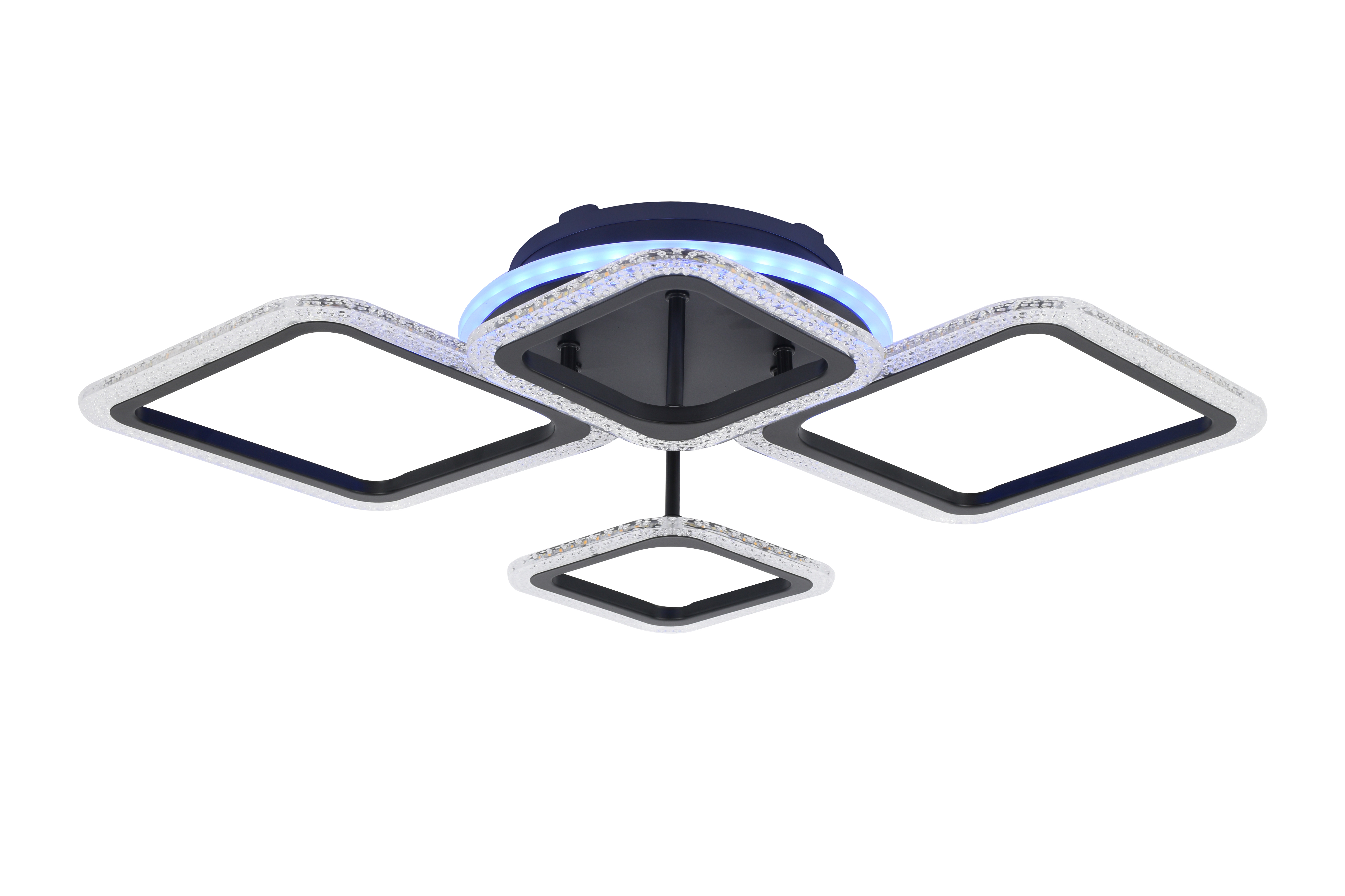 Изображение товара Люстра потолочная светодиодная Семь огней AR7509/5-bk-RGB с пультом управления