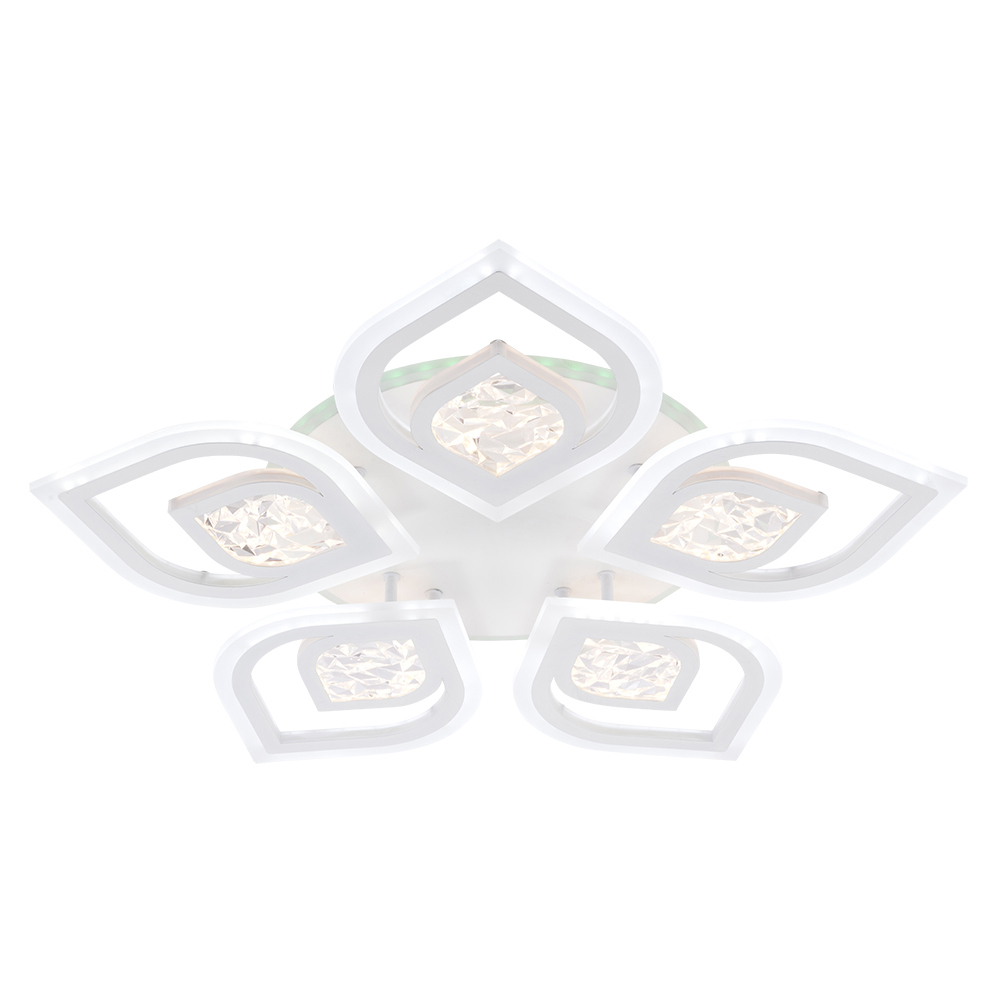 Изображение товара Люстра потолочная светодиодная Семь огней AR7507\/11C-WT-RGB с пультом управление 24 м²