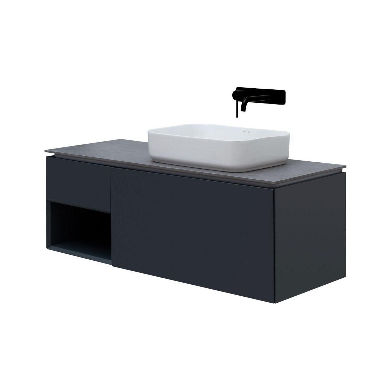 Изображение товара Тумба под раковину напольная Allen brau 00274268 119.2см цвет черный