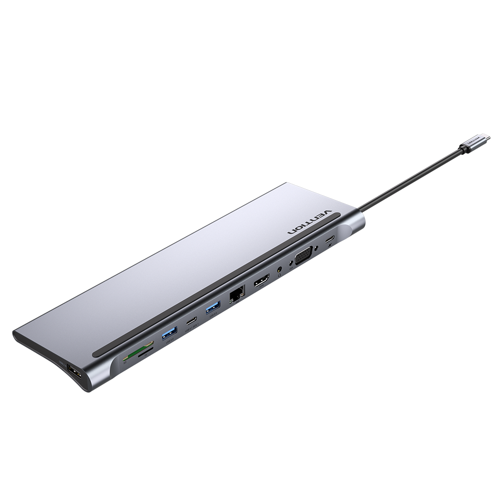 Изображение товара Мультифункциональная док-станция Vention USB Type C 11 в 1 THTHC