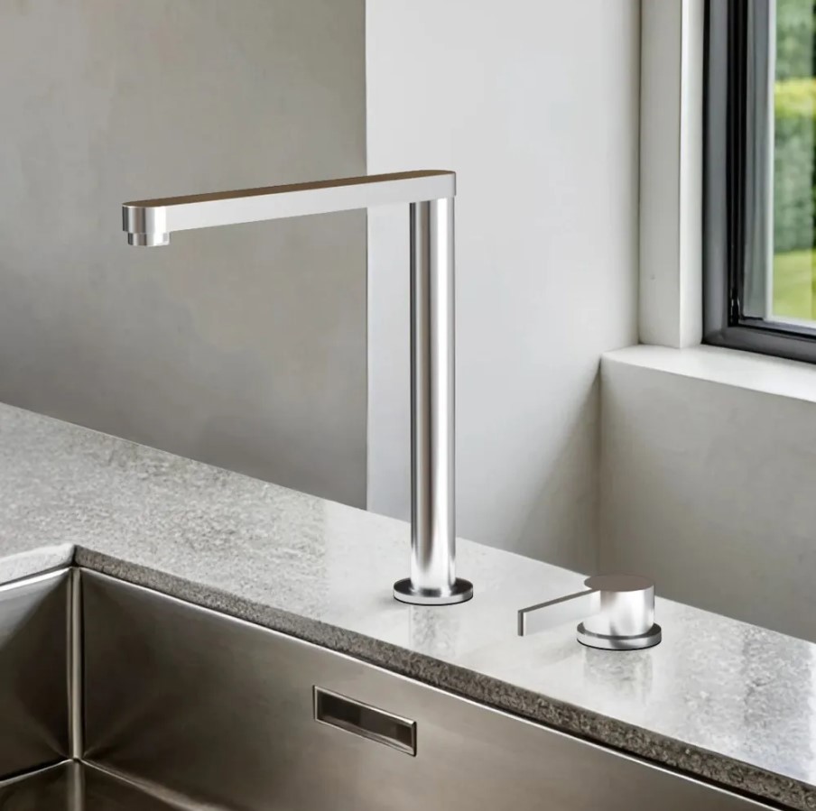 Изображение товара Смеситель для кухни Esko K52 утапливаемый излив 25 см цвет хром