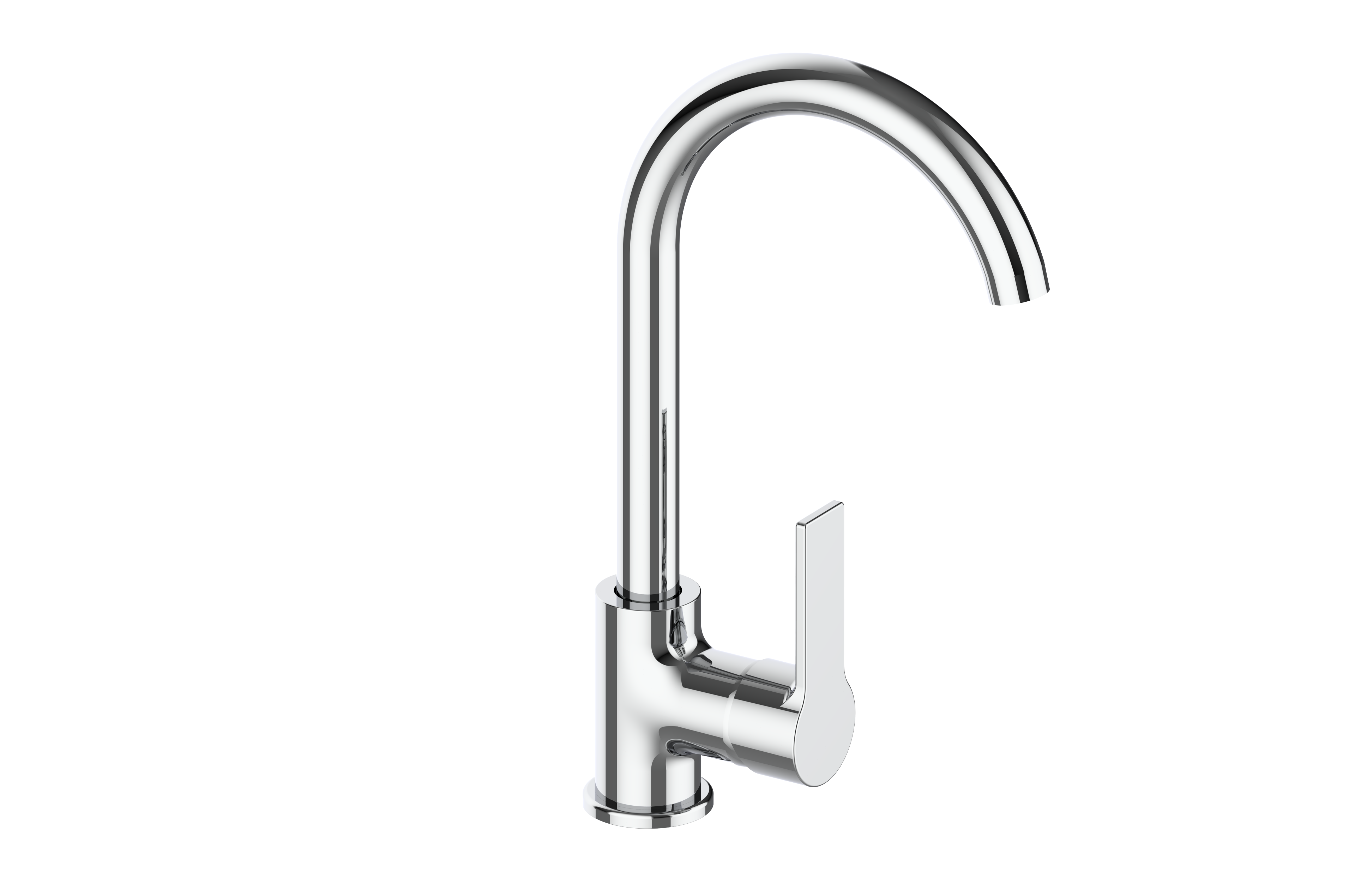 Изображение товара Смеситель для кухни Voda Raft поворотный излив 24.8 см цвет хром