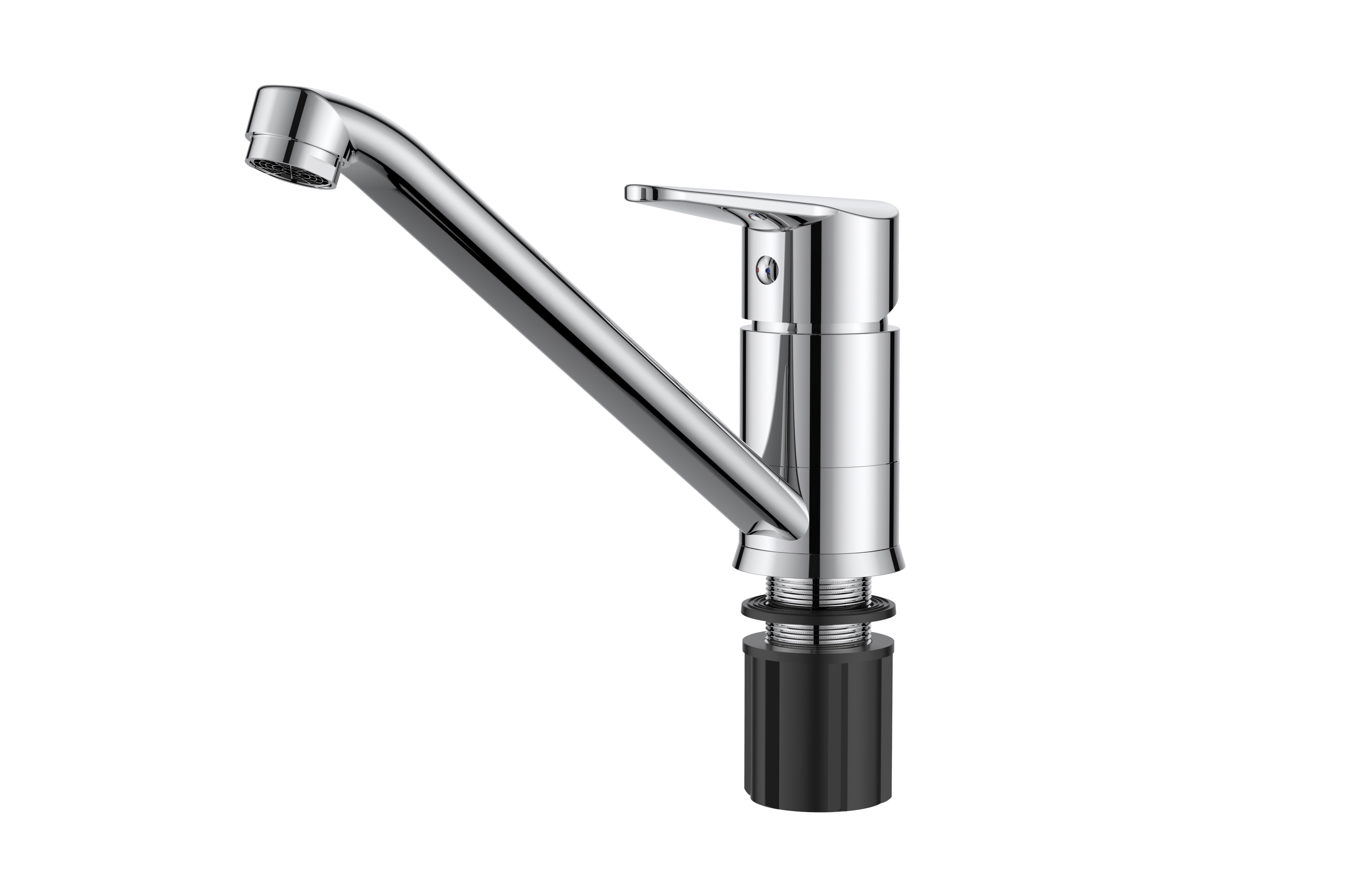 Изображение товара Смеситель для кухни Voda Breeze излив 12.1 см цвет хром