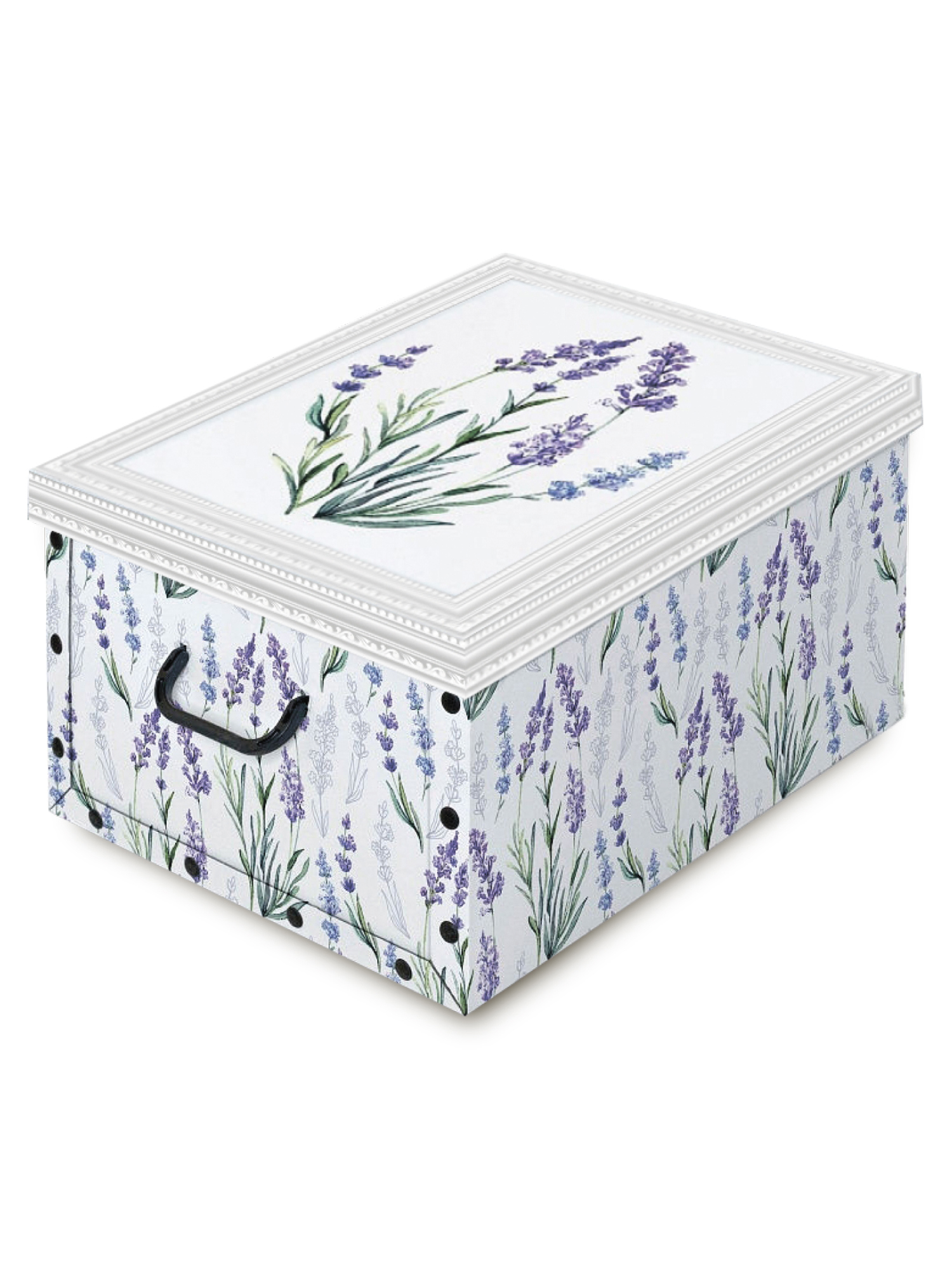 Изображение товара Коробка АПЕ с ручками Коробка с ручками 39x50x25 Фиолетовый