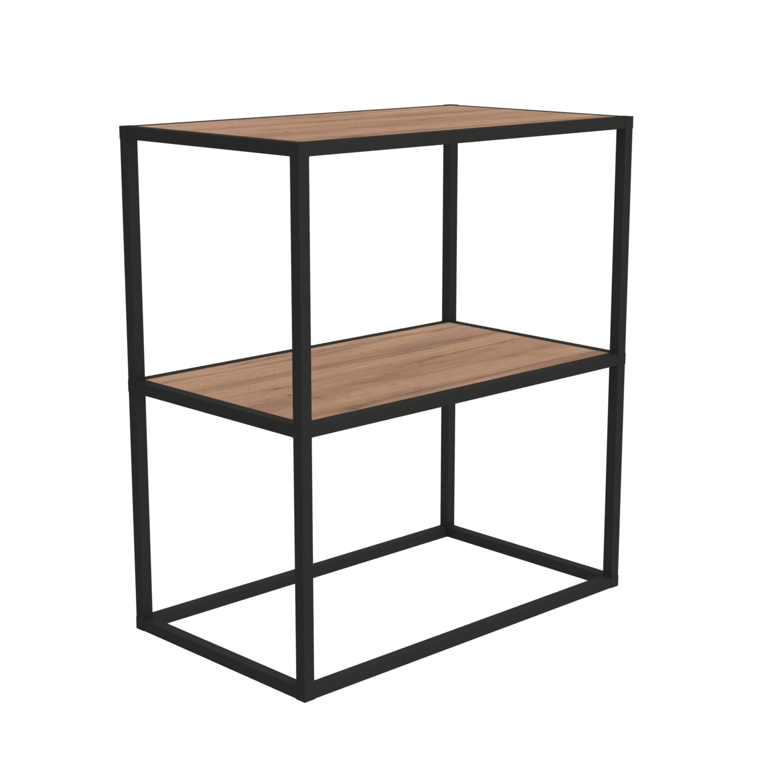 Изображение товара Стеллаж с полками Найди 70x78.2x40 см алюминий черный муар для дома и офиса