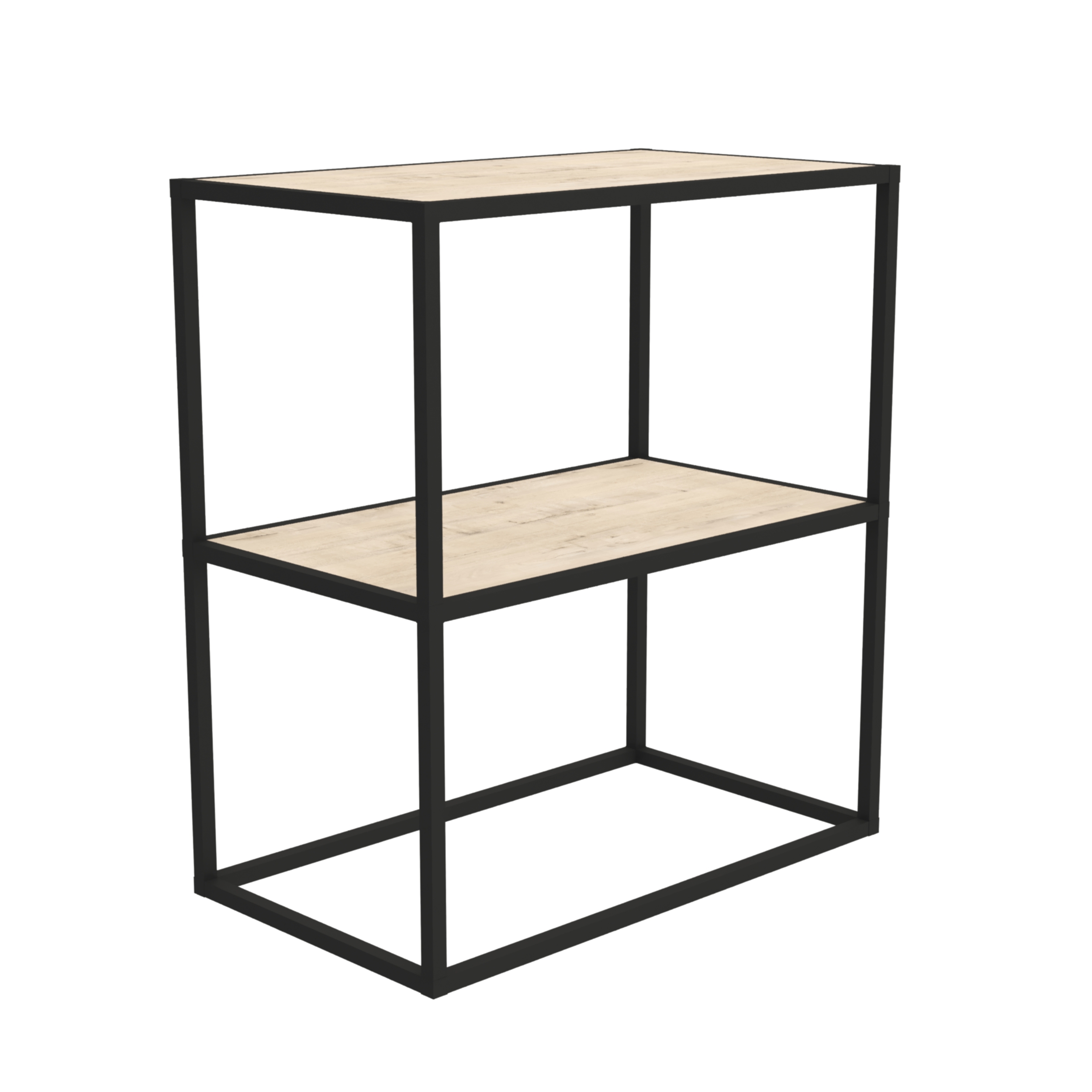 Изображение товара Стеллаж с полками Найди 70x78.2x40 см алюминий черный для дома и офиса