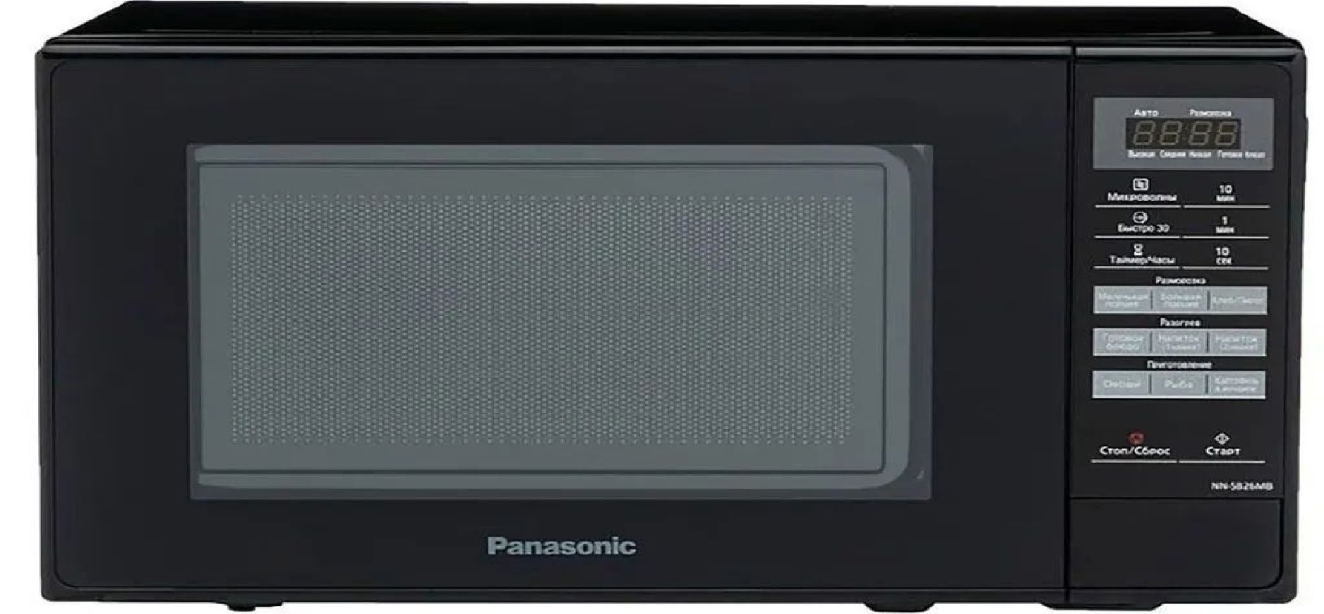 Изображение товара Микроволновая печь Panasonic NN-SB26MBZPE 20 л черная с сенсорным управлением