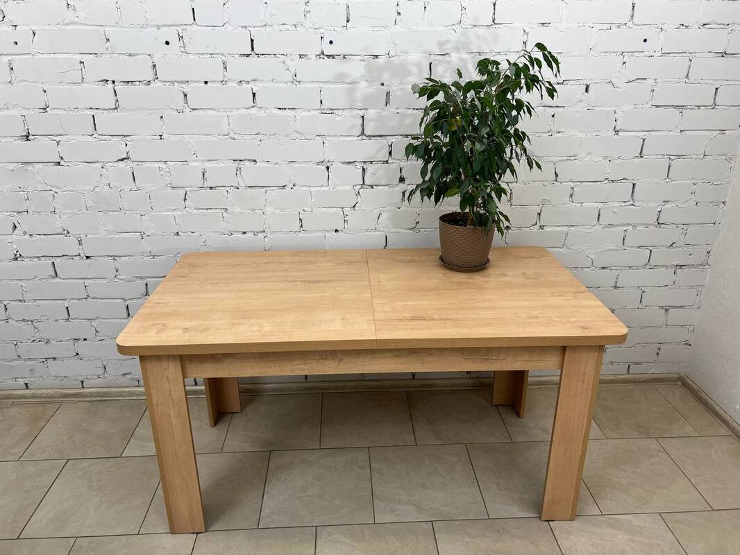 Изображение товара Обеденный раскладной стол Мебельнов Семья 150x200 см дуб бунратти