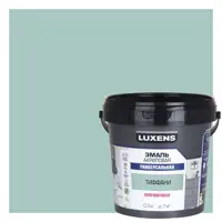 Изображение товара Эмаль универсальная Luxens тиффани полуматовая 0,9 кг для внутренних и наружных работ