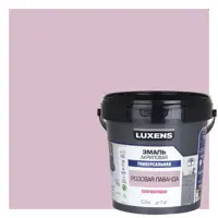 Изображение товара Эмаль универсальная Luxens цвет розово-лавандовый полуматовая 0.9 кг Изображение товара Эмаль универсальная Luxens цвет розово-лавандовый полуматовая 0.9 кг