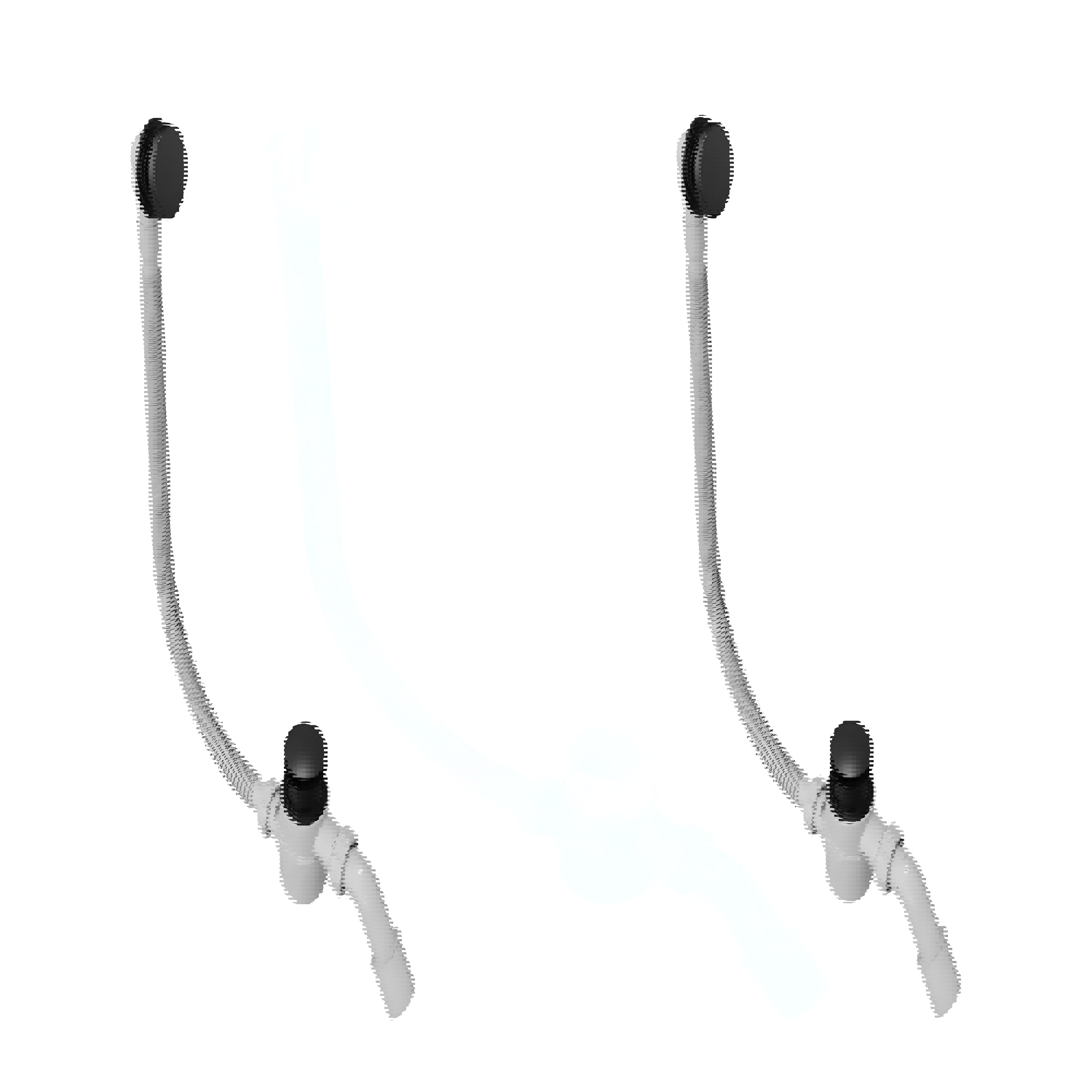 Изображение товара Слив-перелив для ванны Excellent Moli Arin 3210BL 100 см клик-клак черный матовый