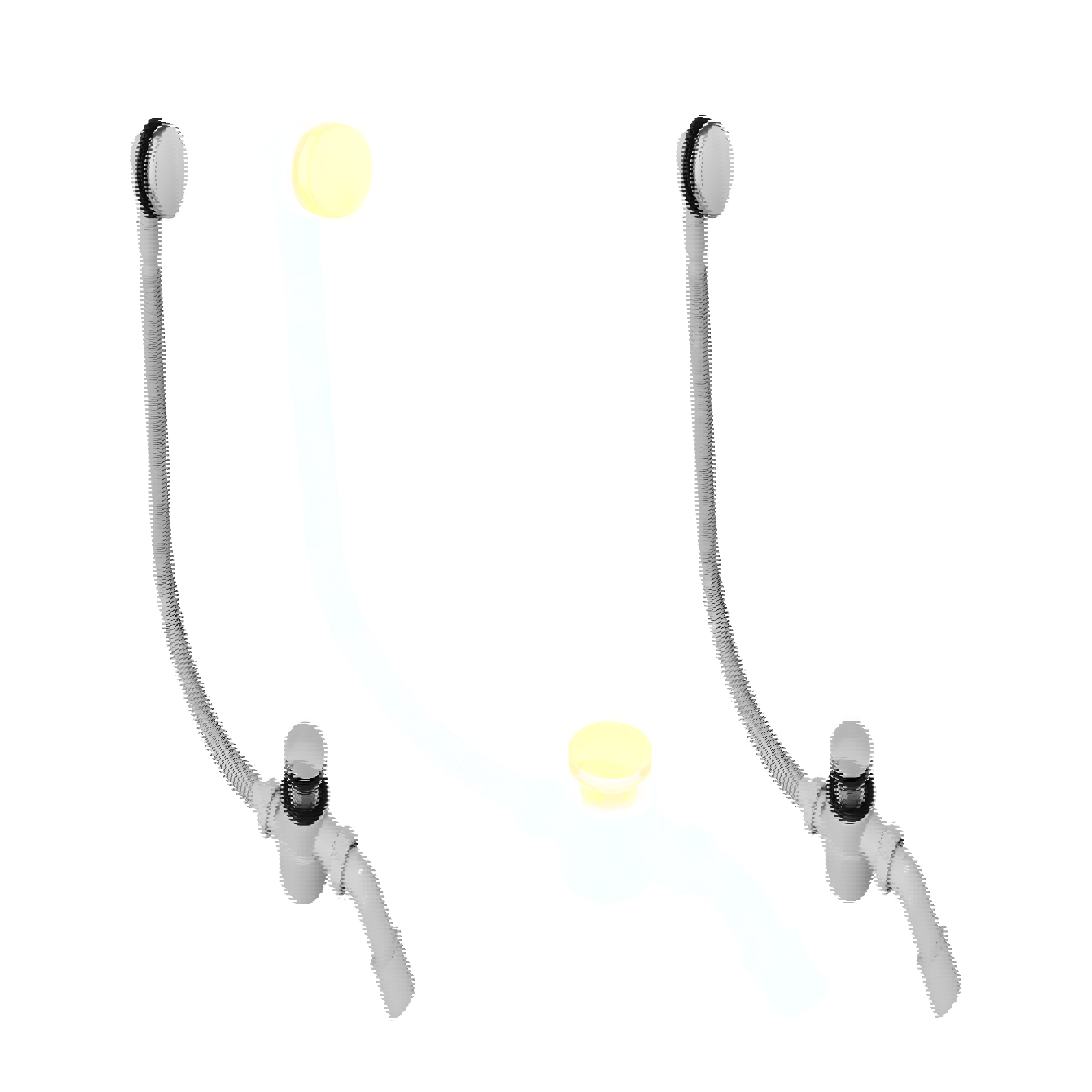 Изображение товара Слив-перелив для ванны Excellent Moli Arin 3210GL 100 см золото клик-клак