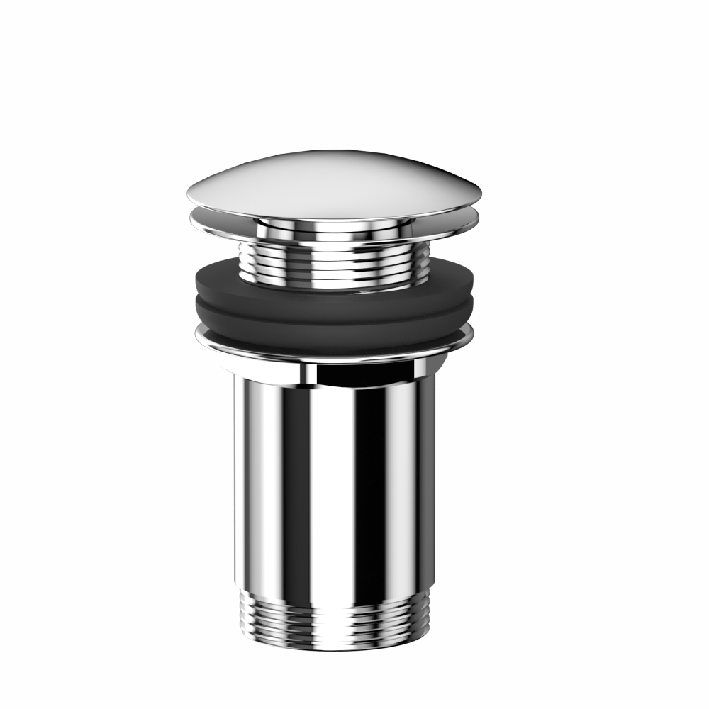 Изображение товара Донный клапан для раковины Whitecross A706CR хром 46 мм механиз клик-клак