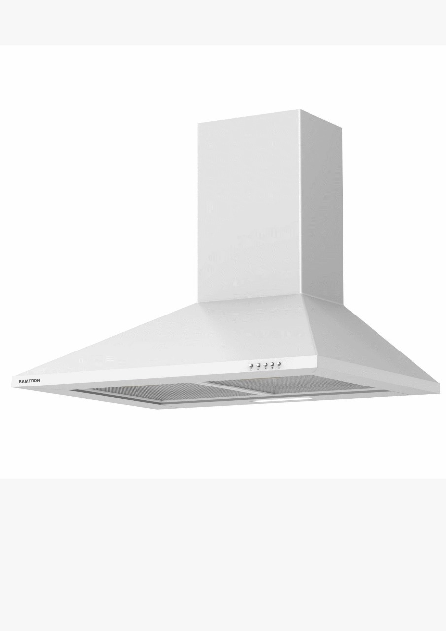 Изображение товара Купольная кухонная вытяжка Samtron Ku 500 Wh 50 см белая стильная и эффективная