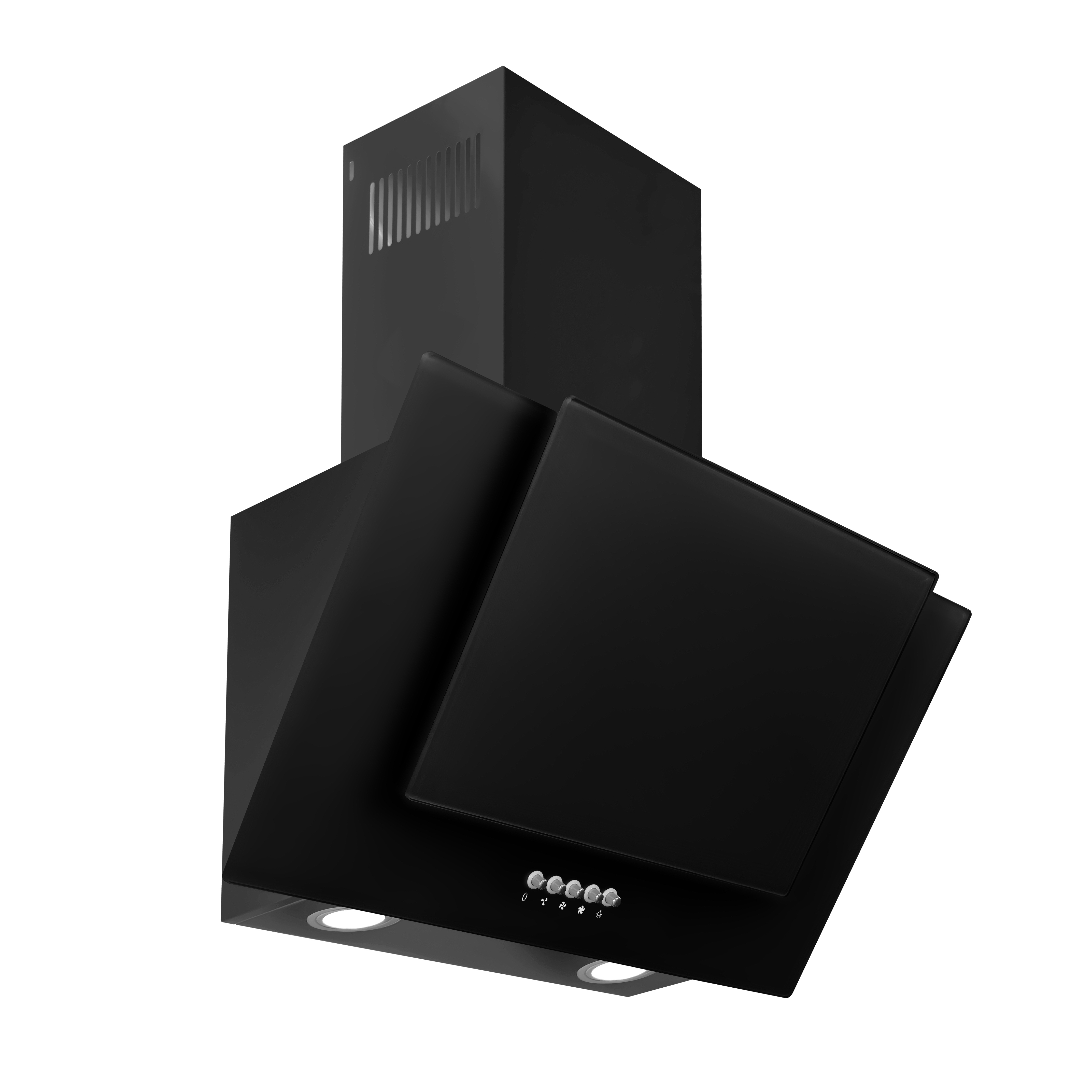 Изображение товара Вытяжка Samtron 650Bg 60 см черный стеклянный наклонный дизайн