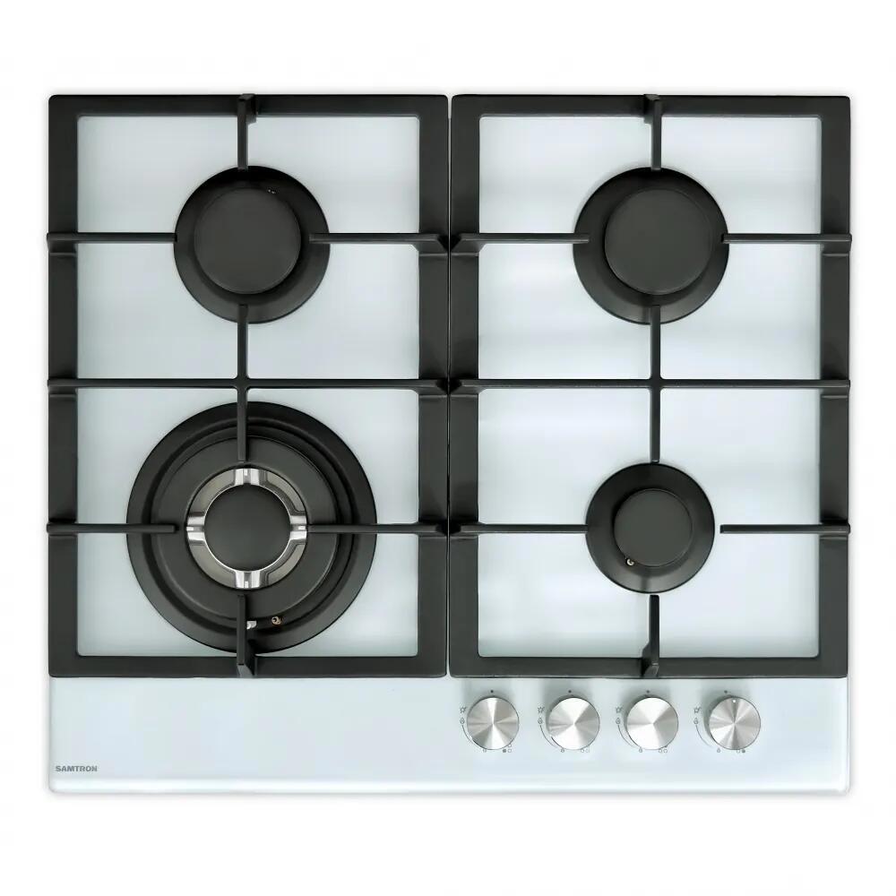 Изображение товара Газовая варочная панель Samtron HG W6231 58.4 см 4 конфорки цвет белый