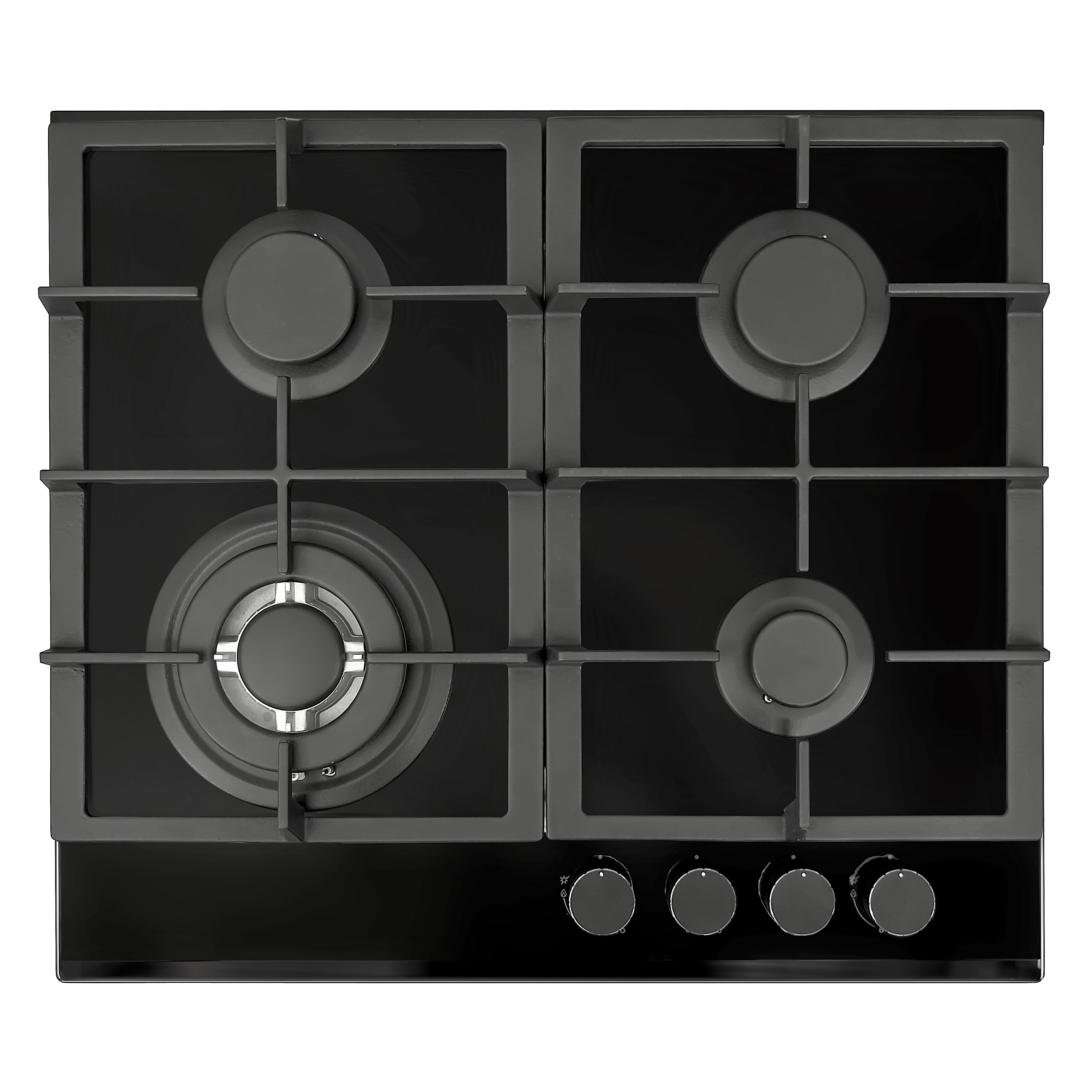 Изображение товара Газовая варочная панель Samtron HG B6231 4 конфорки черная встроенная