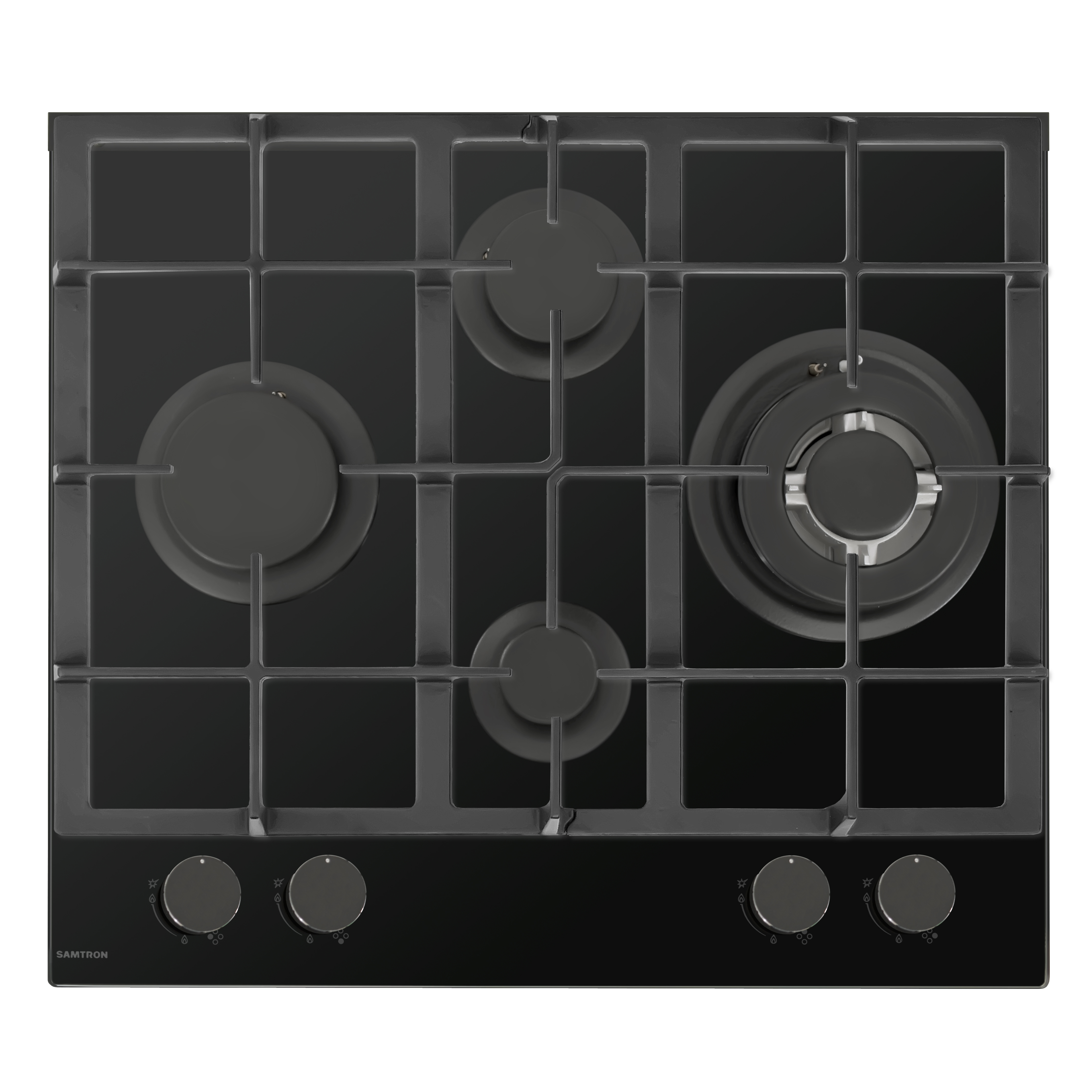 Изображение товара Газовая варочная панель Samtron HG B6235 4 конфорки черный встраиваемая