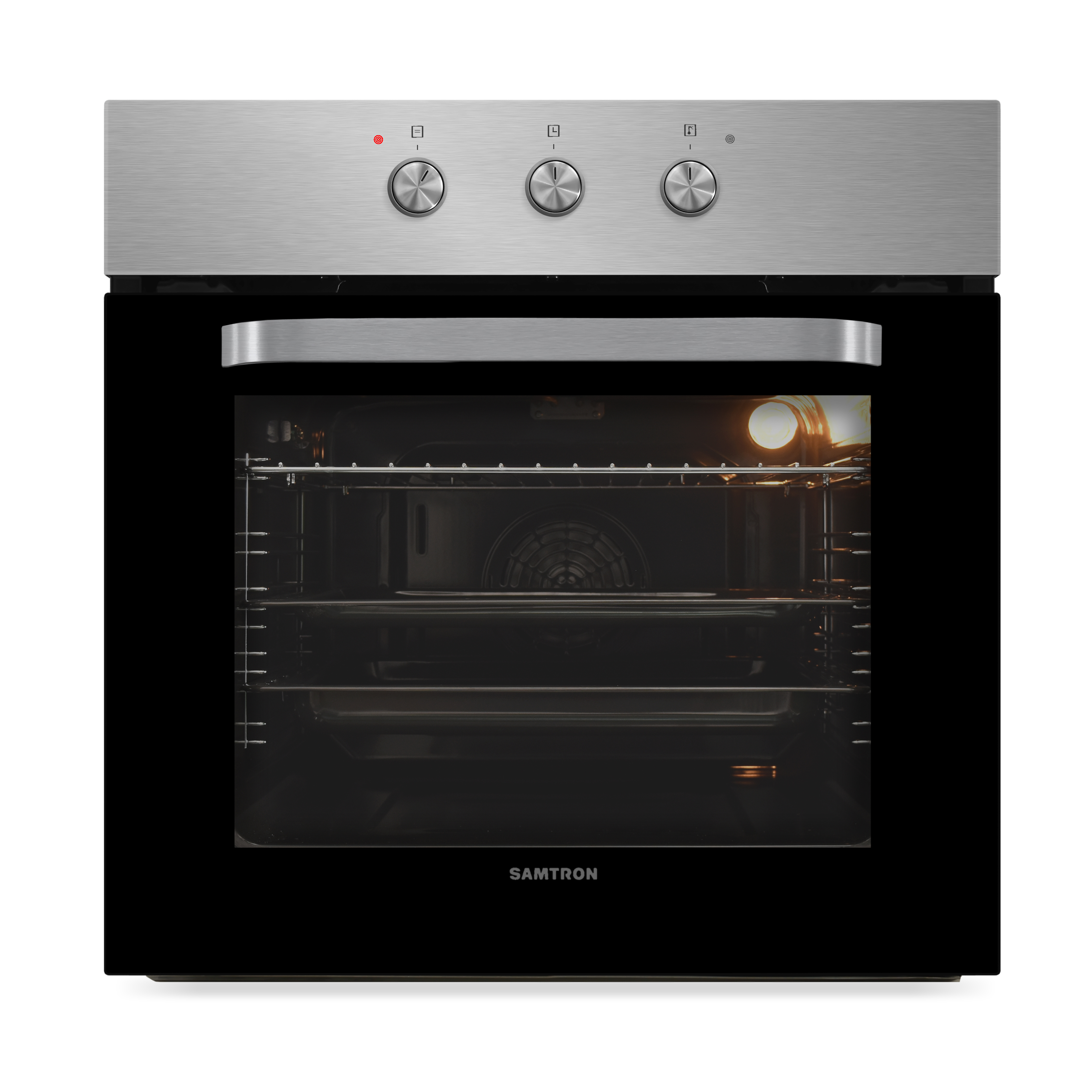 Изображение товара Электрический встраиваемый духовой шкаф Samtron VO-X60610 59.5х59.5х59 см цвет серебристый